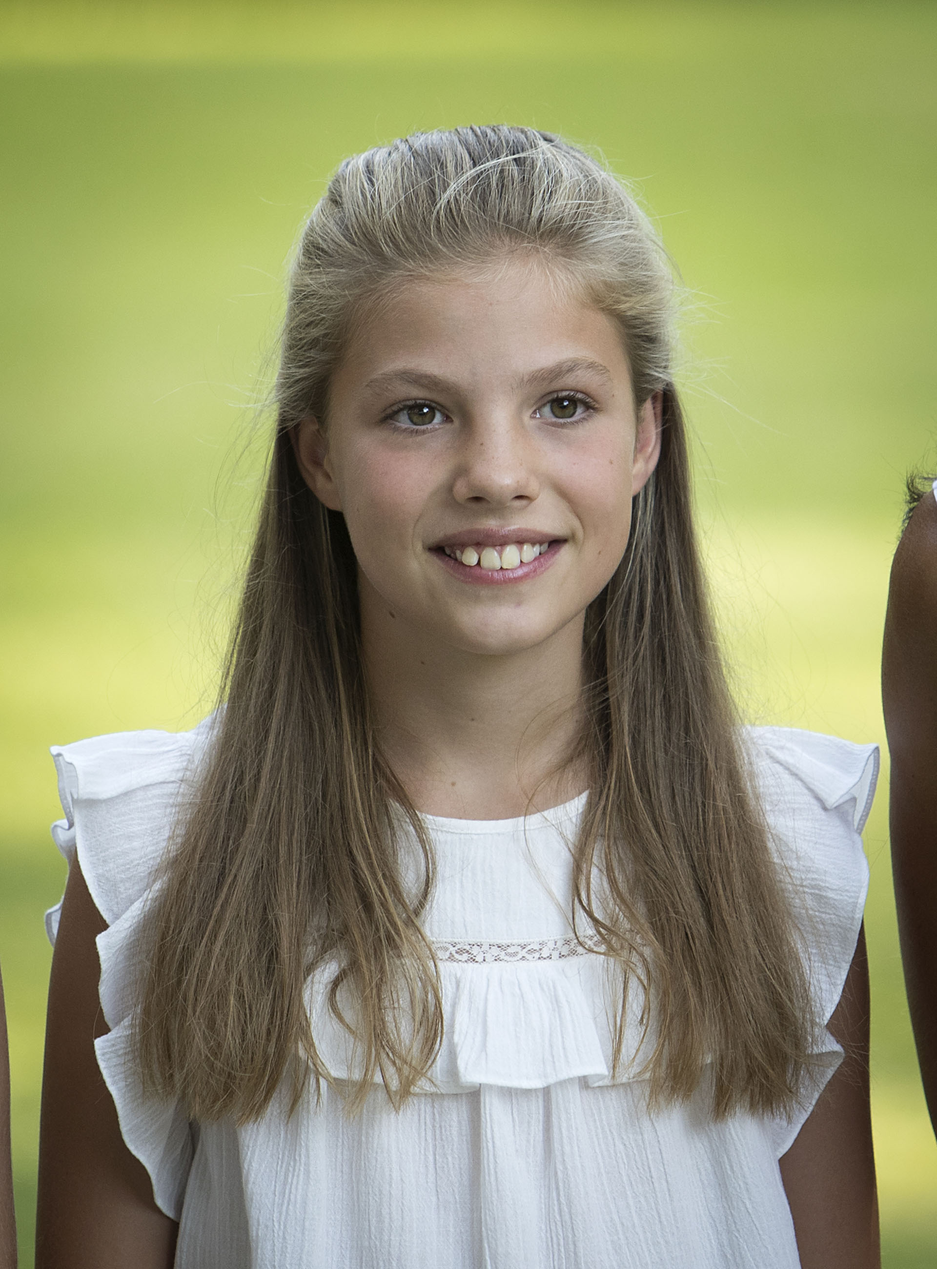 Sofia, la princesa menor, combinó camisa y bermudas