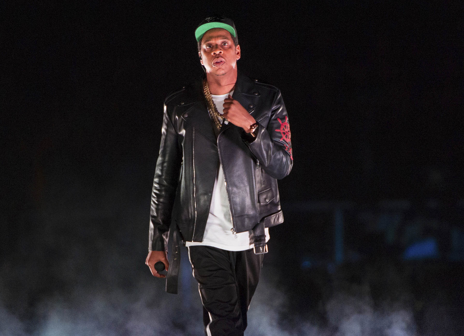 En esta foto del 26 de noviembre del 2017, Jay-Z durante un concierto de su gira “4:44 Tour” en el Barclays Center en Nueva York. (Foto por Scott Roth/Invision/AP, Archivo)
