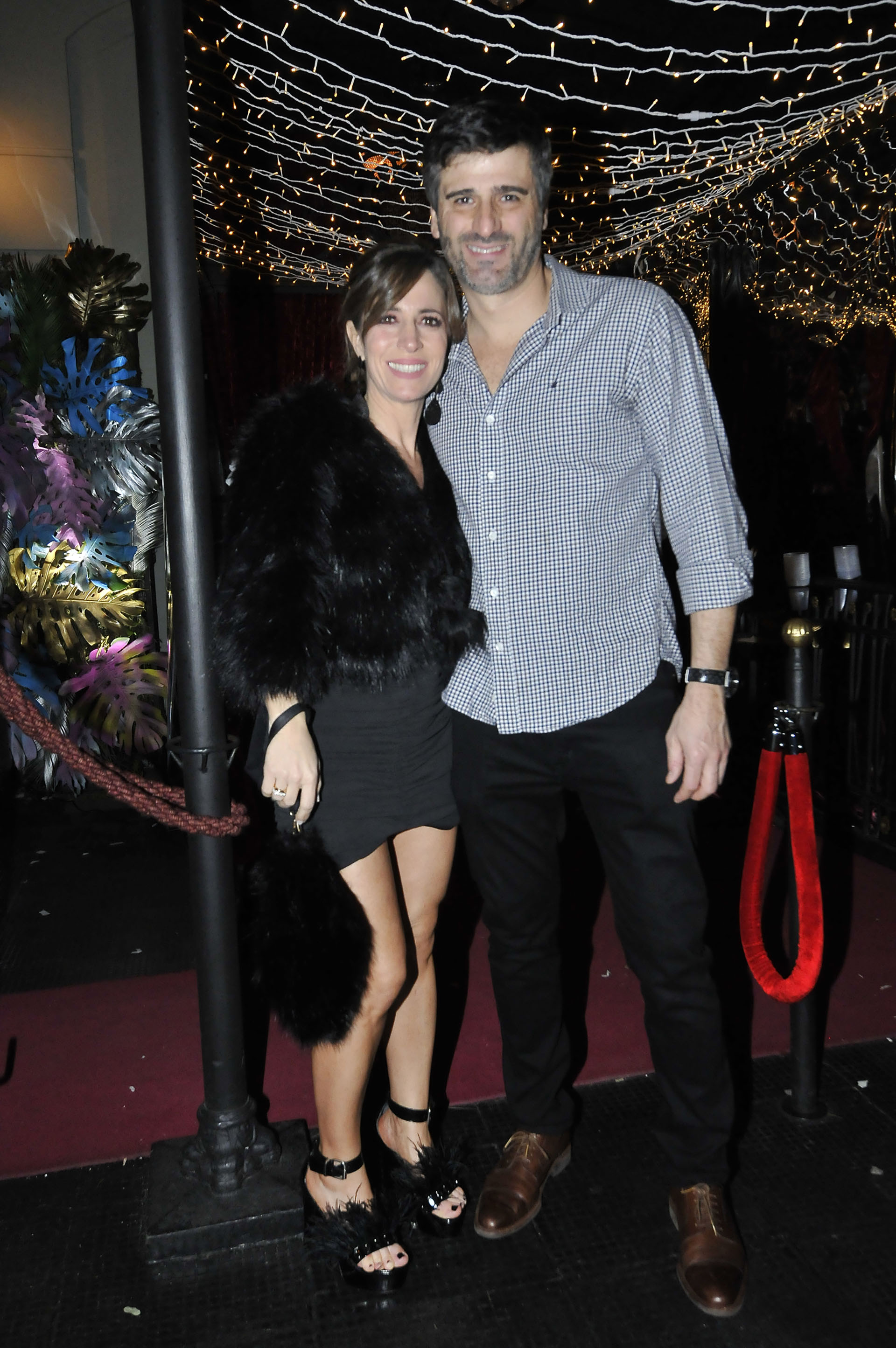 Sandra Borghi y su marido