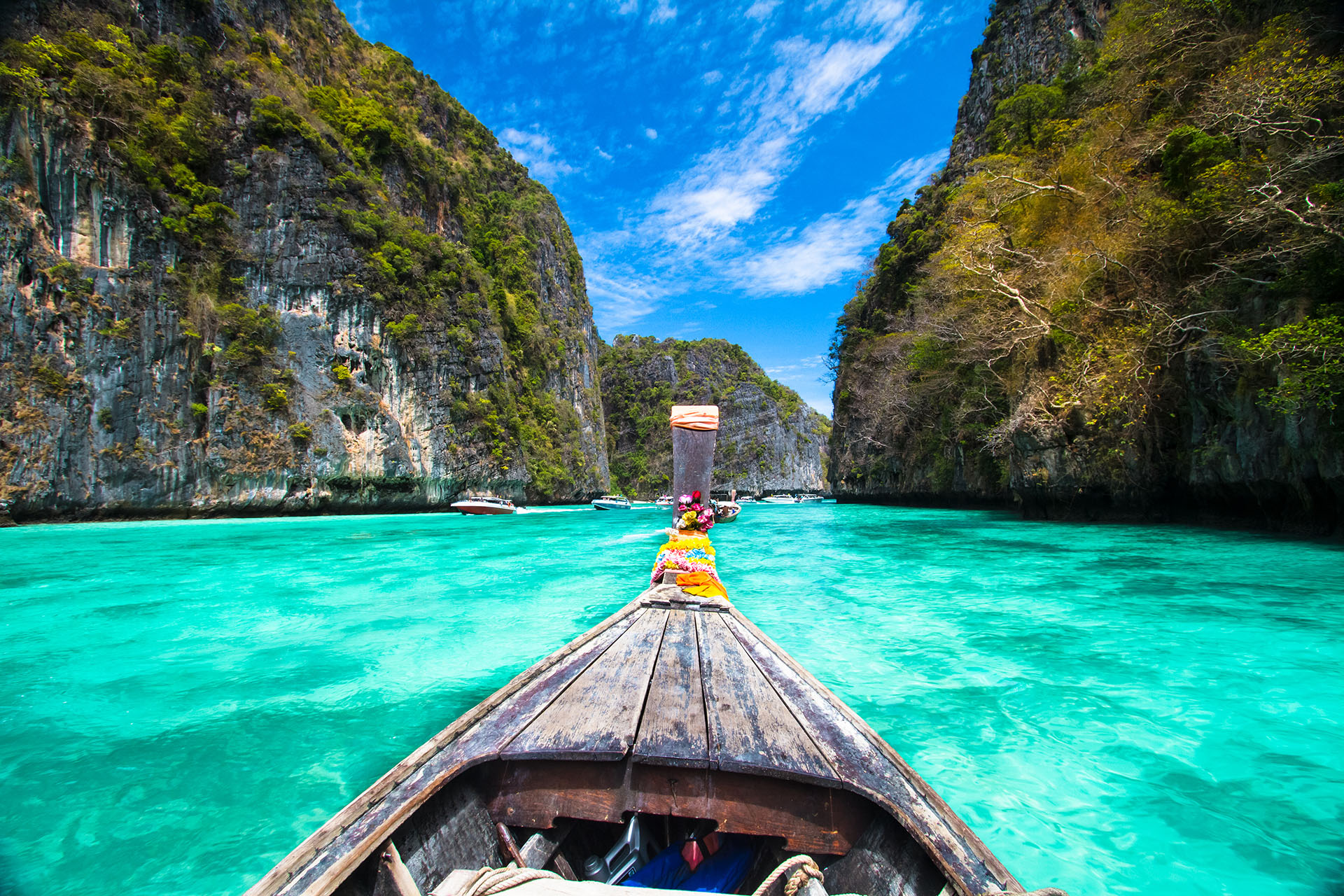 Phi Phi, la playa de ensueño donde se firmó la película con Leonardo Di Caprio (Shutterstock)