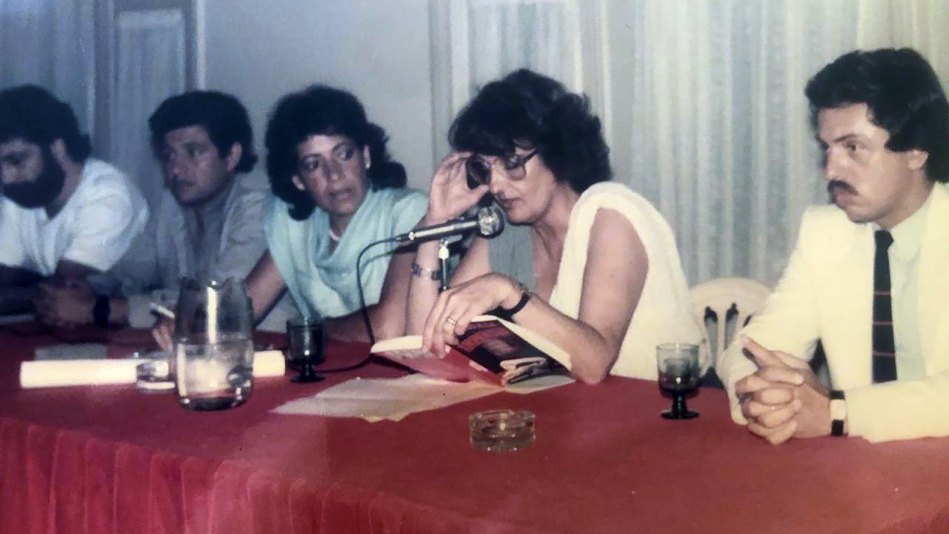Junto a Graciela Fernández Meijide el día que presentó su libro “Juicio a la impunidad”
