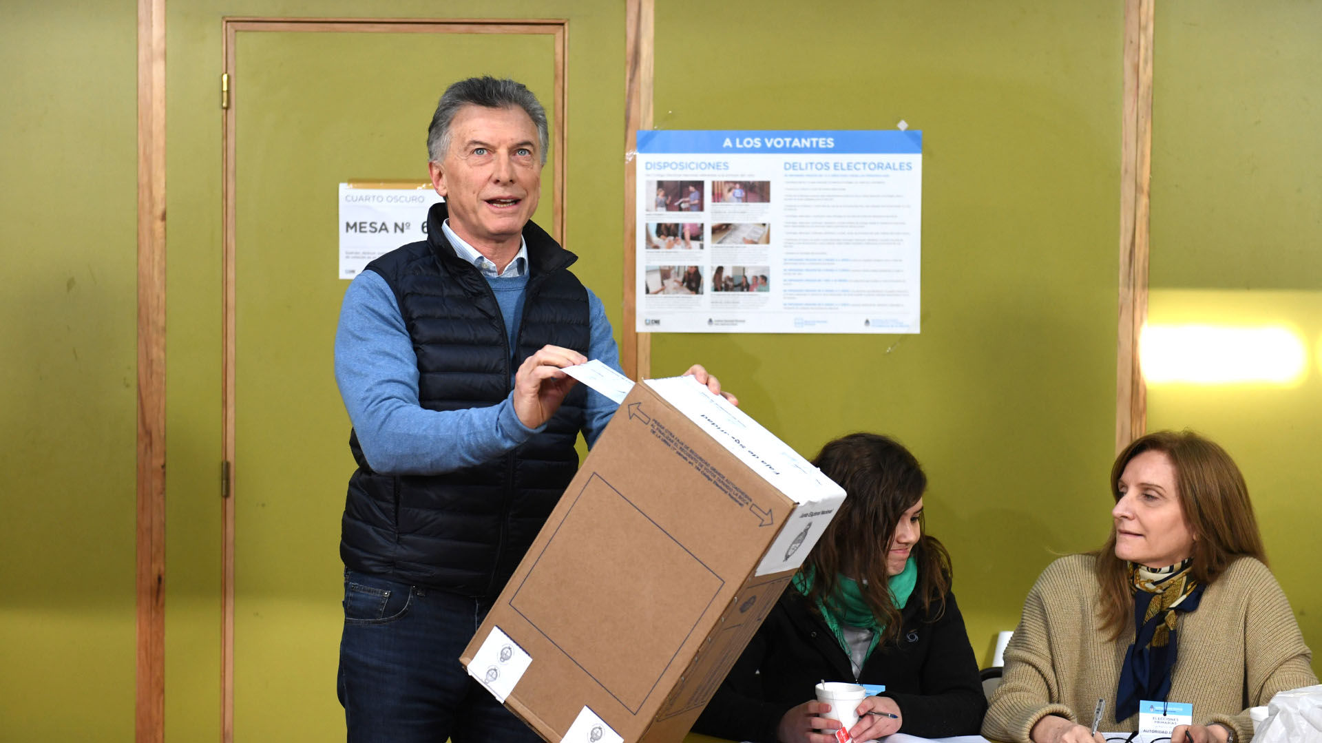 Mauricio Macri amaneció en Los Abrojos, votó en Barrio Parque y almorzó en familia - Infobae