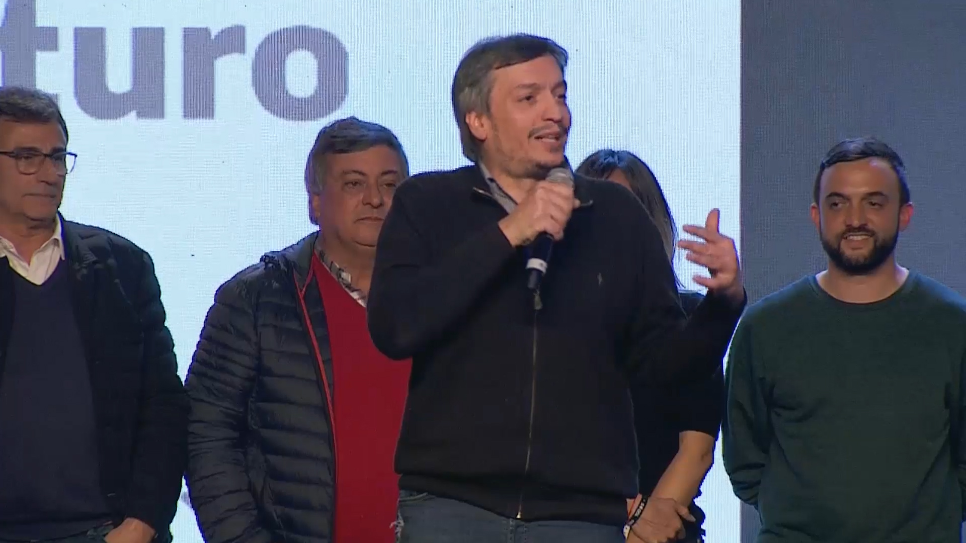 Máximo Kirchner le habló a los militantes tras conocerse los resultados