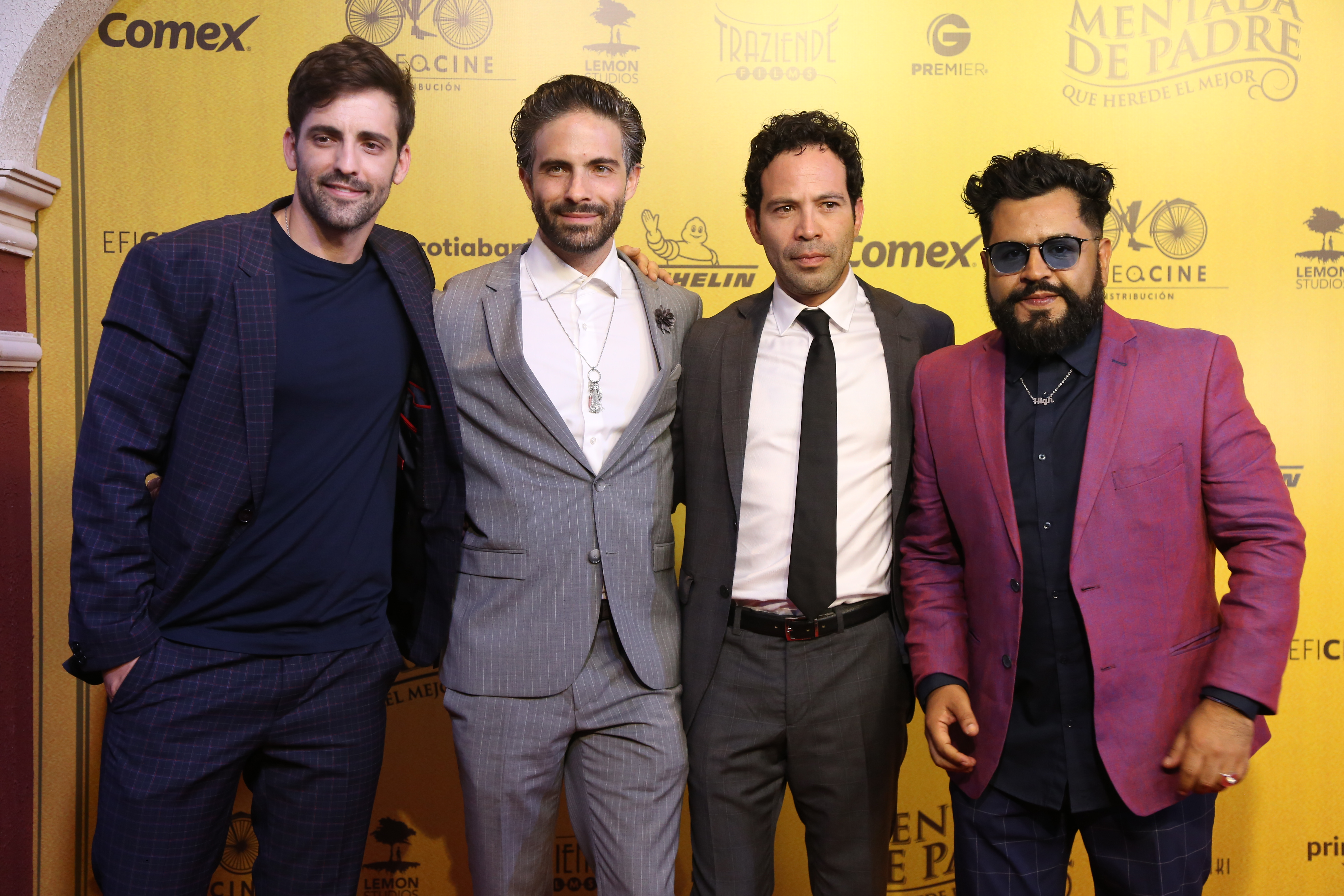 Antonio Gaona, Osvaldo Benavides, Mauricio Isaac y Mauricio Barrientos