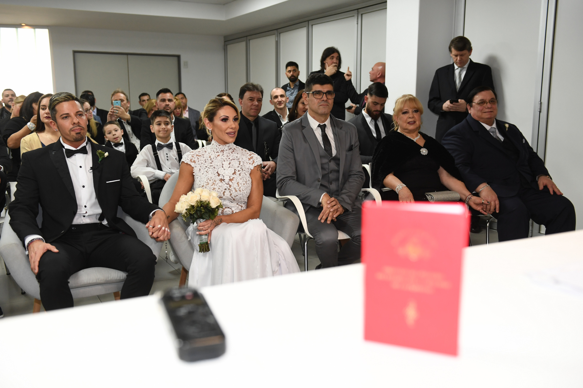 Los enamorados estuvieron de la mano para legalizar su amor