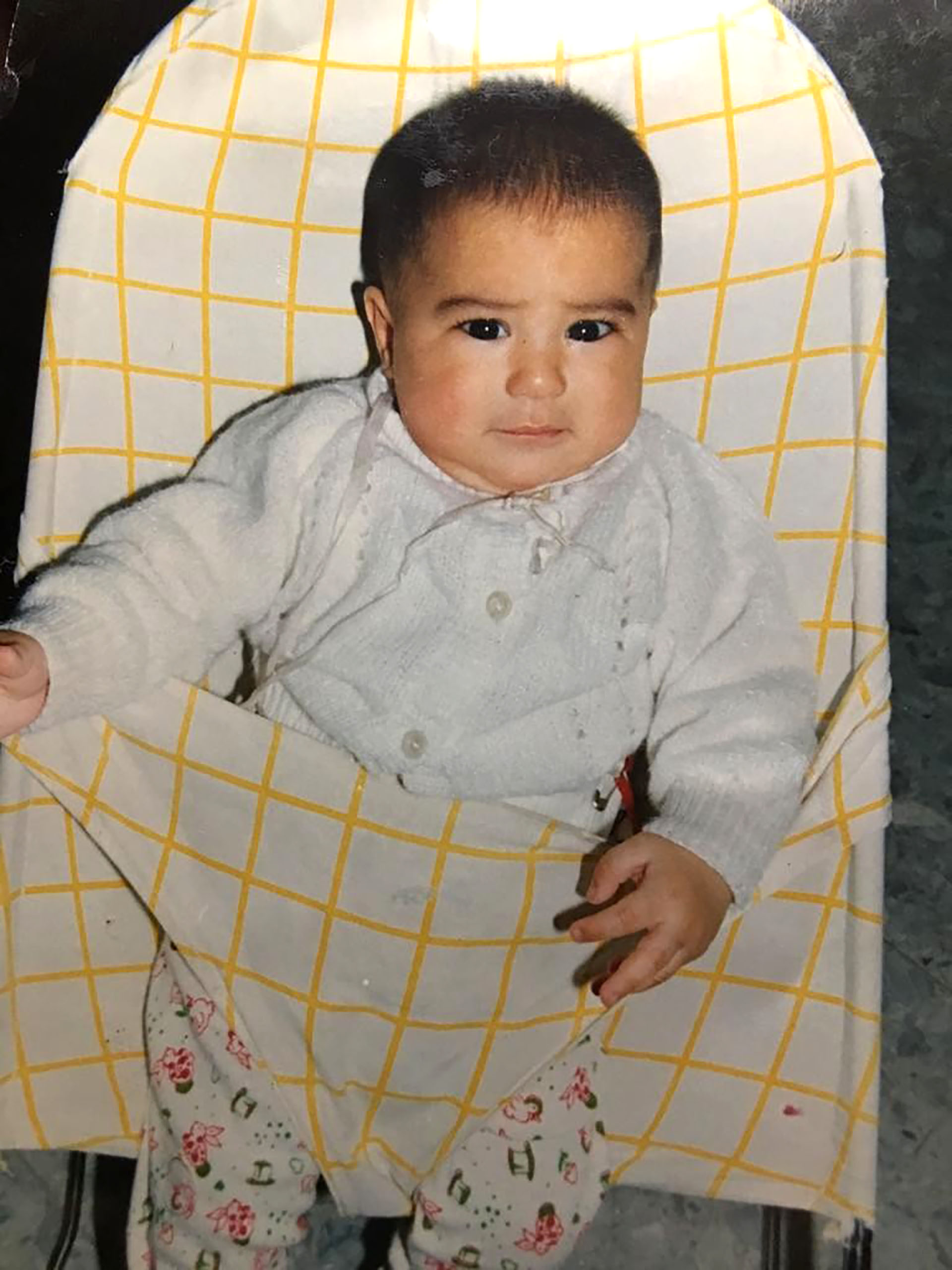 El bebé Guido Pizarro, justo antes de enamorarse del fútbol