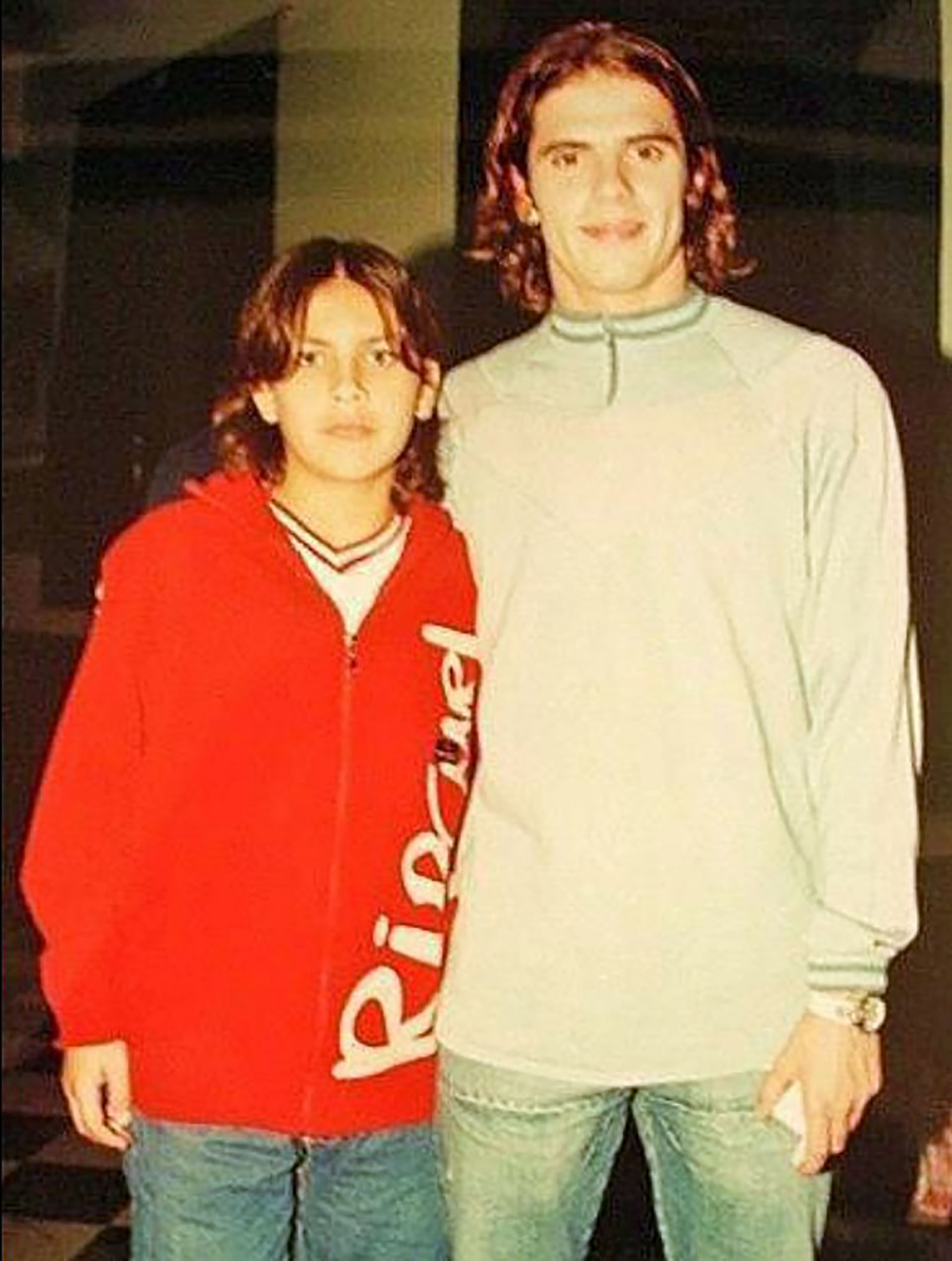 Leandro Paredes y su foto junto a Fernando Gago, uno de sus ídolos de chico