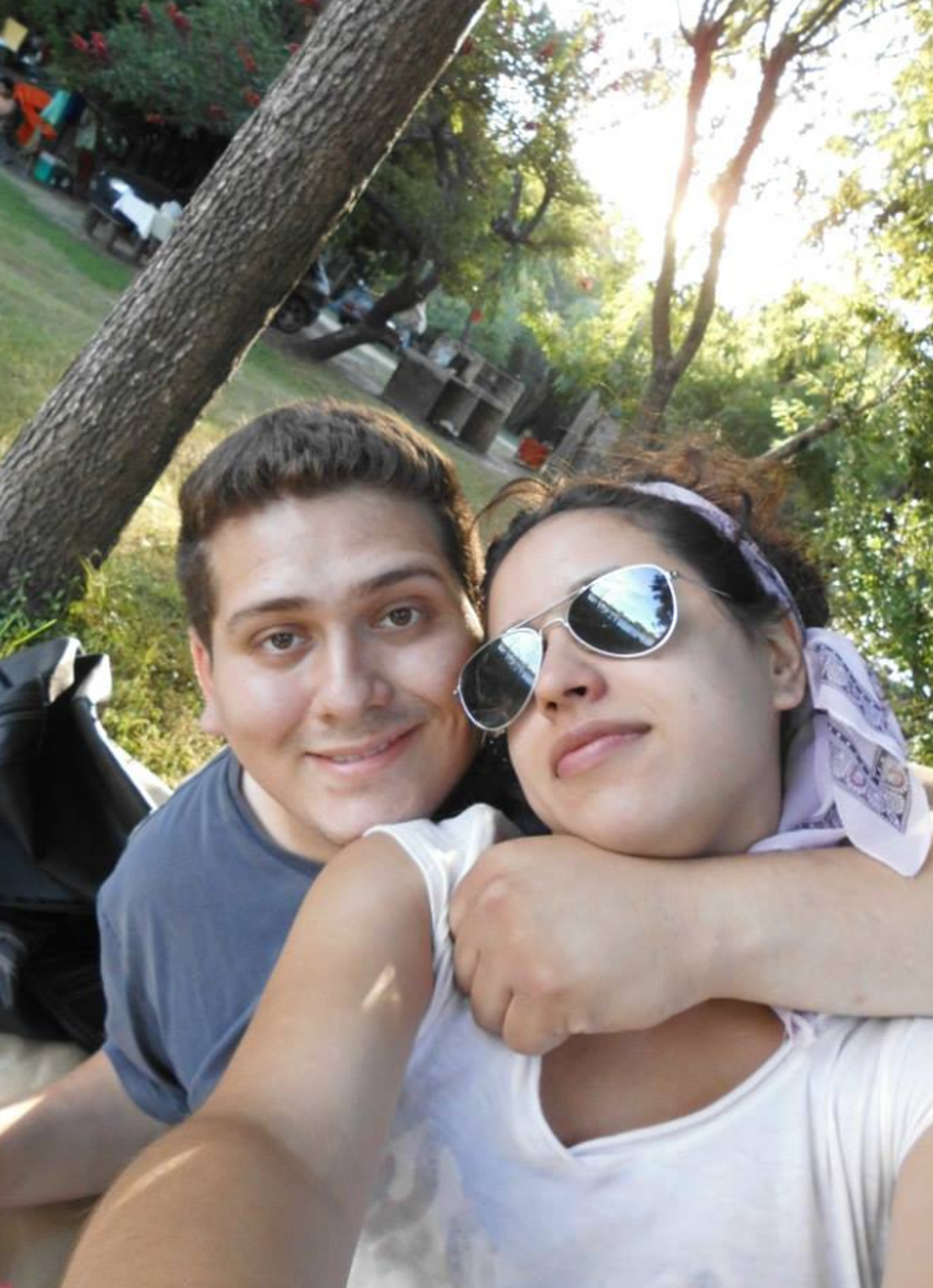 Romina Sánchez y Nicolás Carabajal,