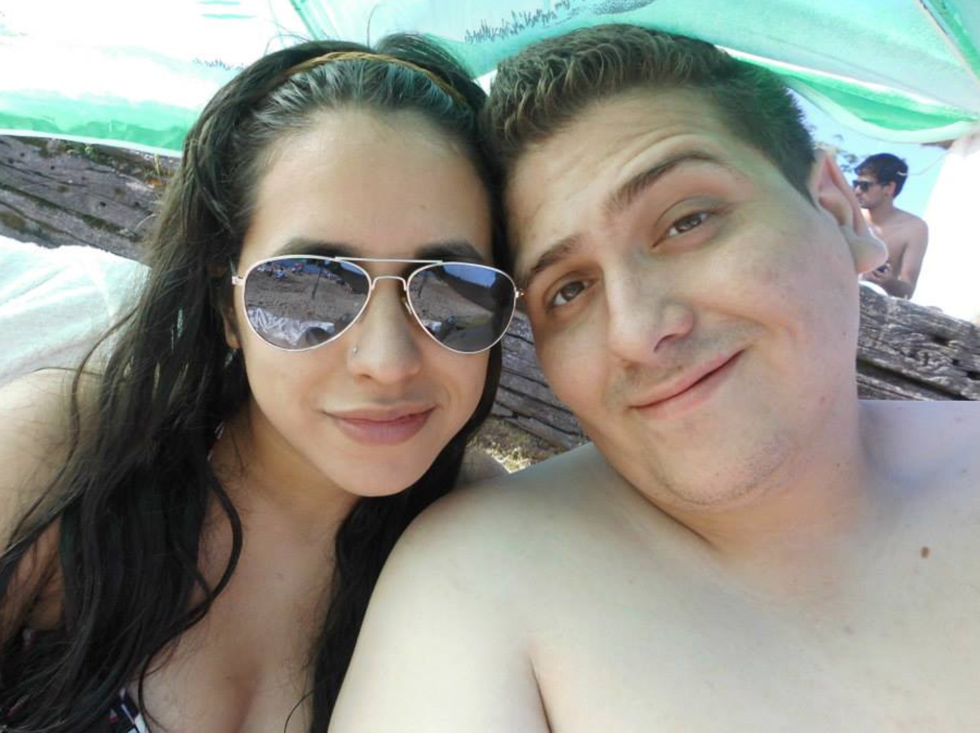 Romina Sánchez y Nicolás Carabajal, de vacaciones hace unos años