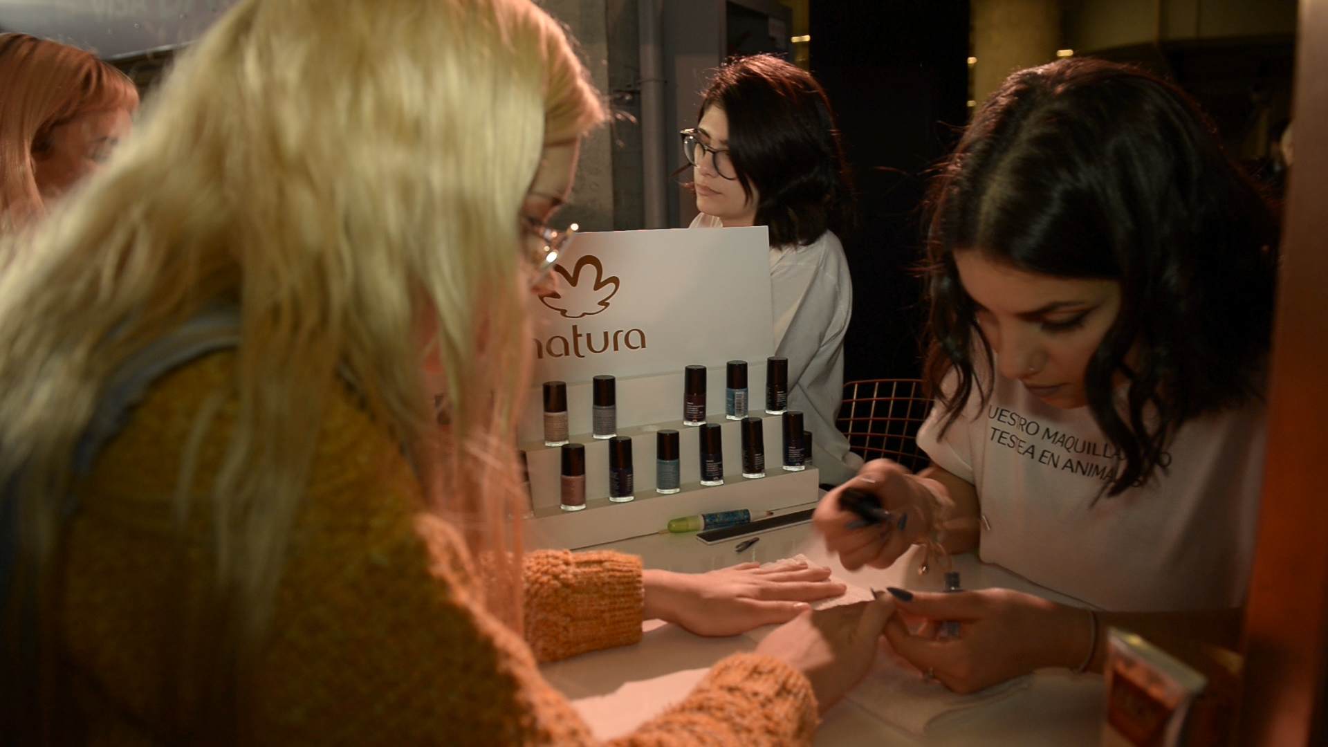Los esmaltes veganos fueron una de las figuras del evento de moda.