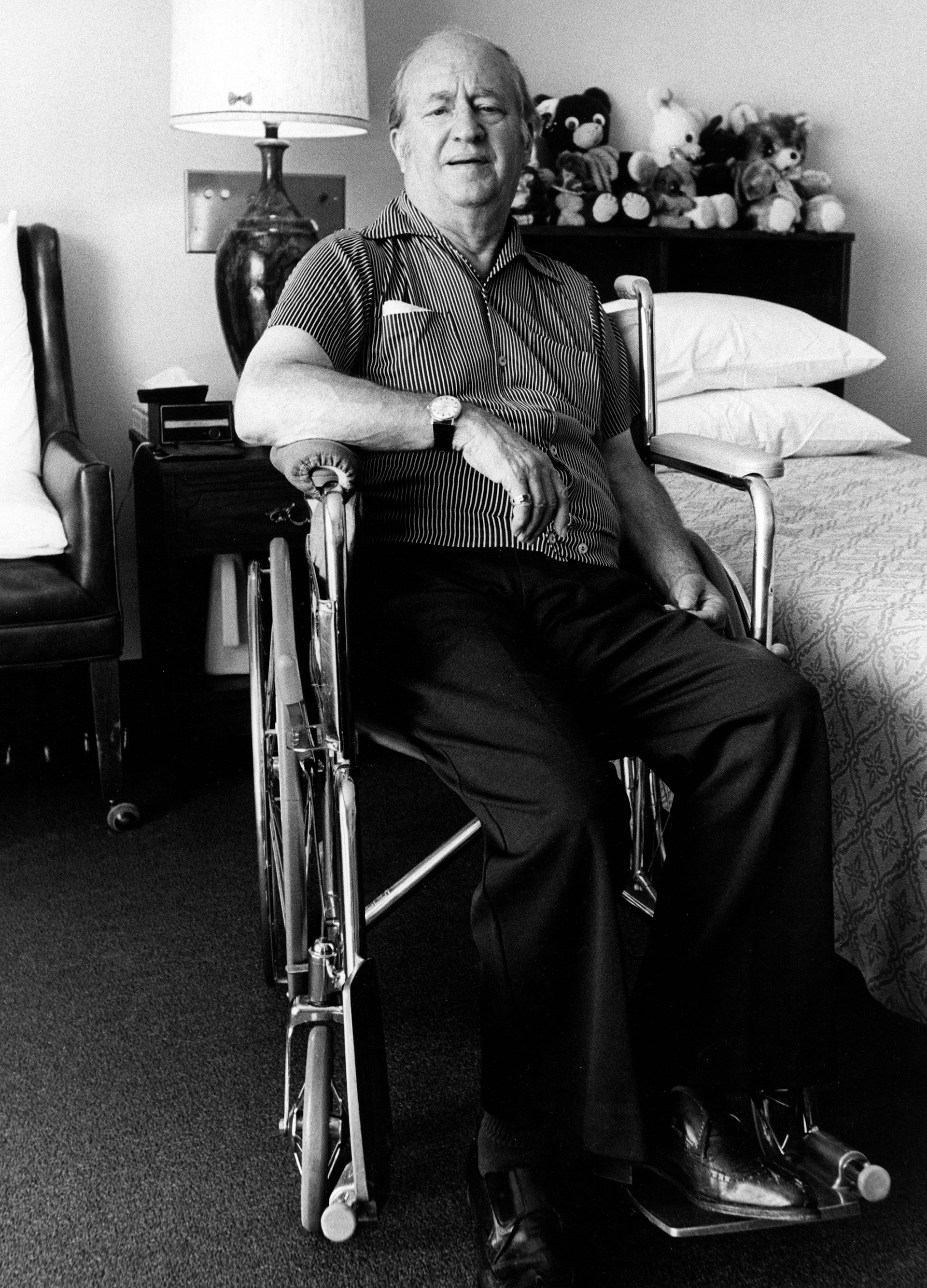 Larry Fine en sus últimos años (Reuters)