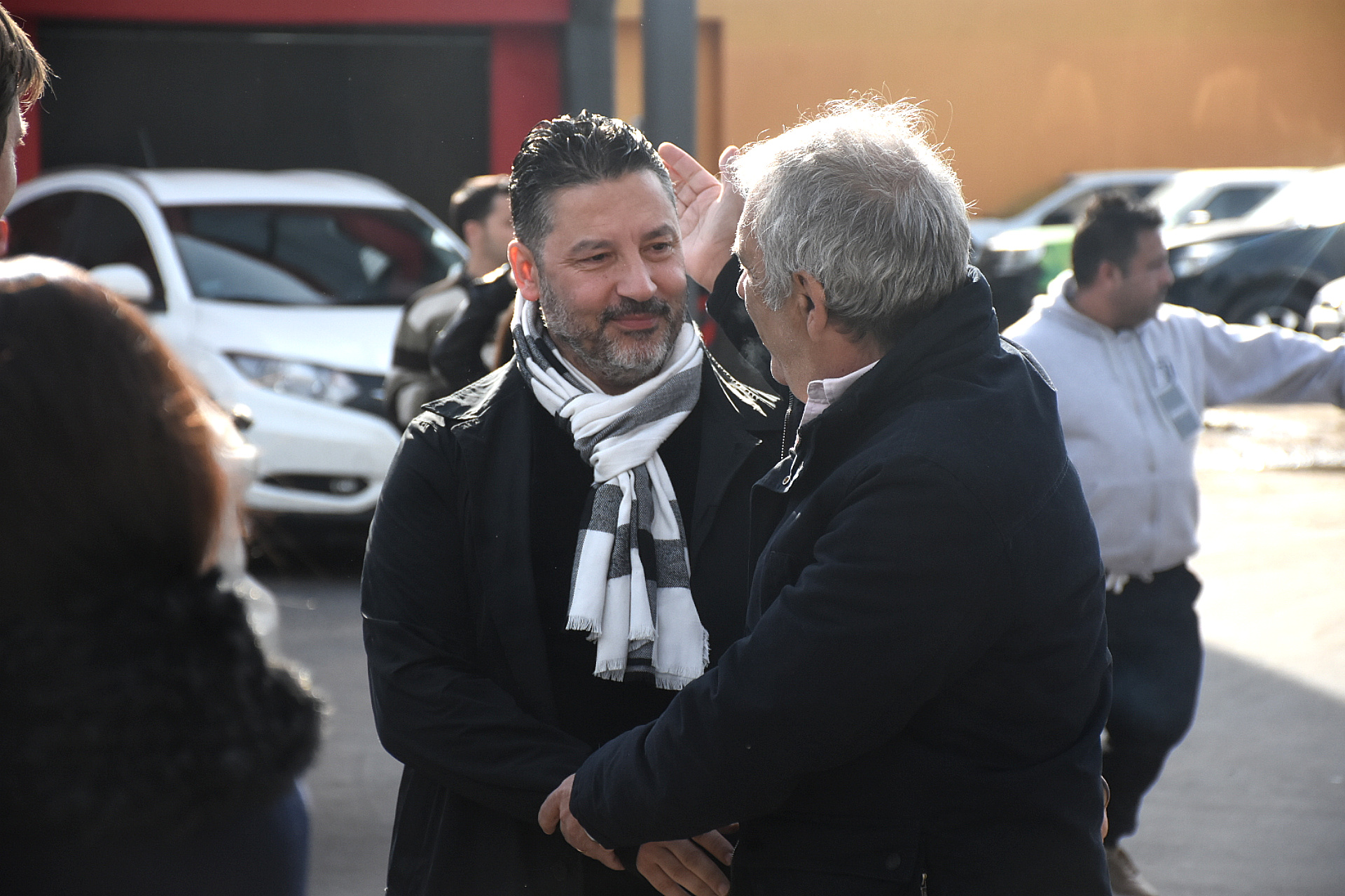 El intendente de Merlo, Gustavo Menéndez
