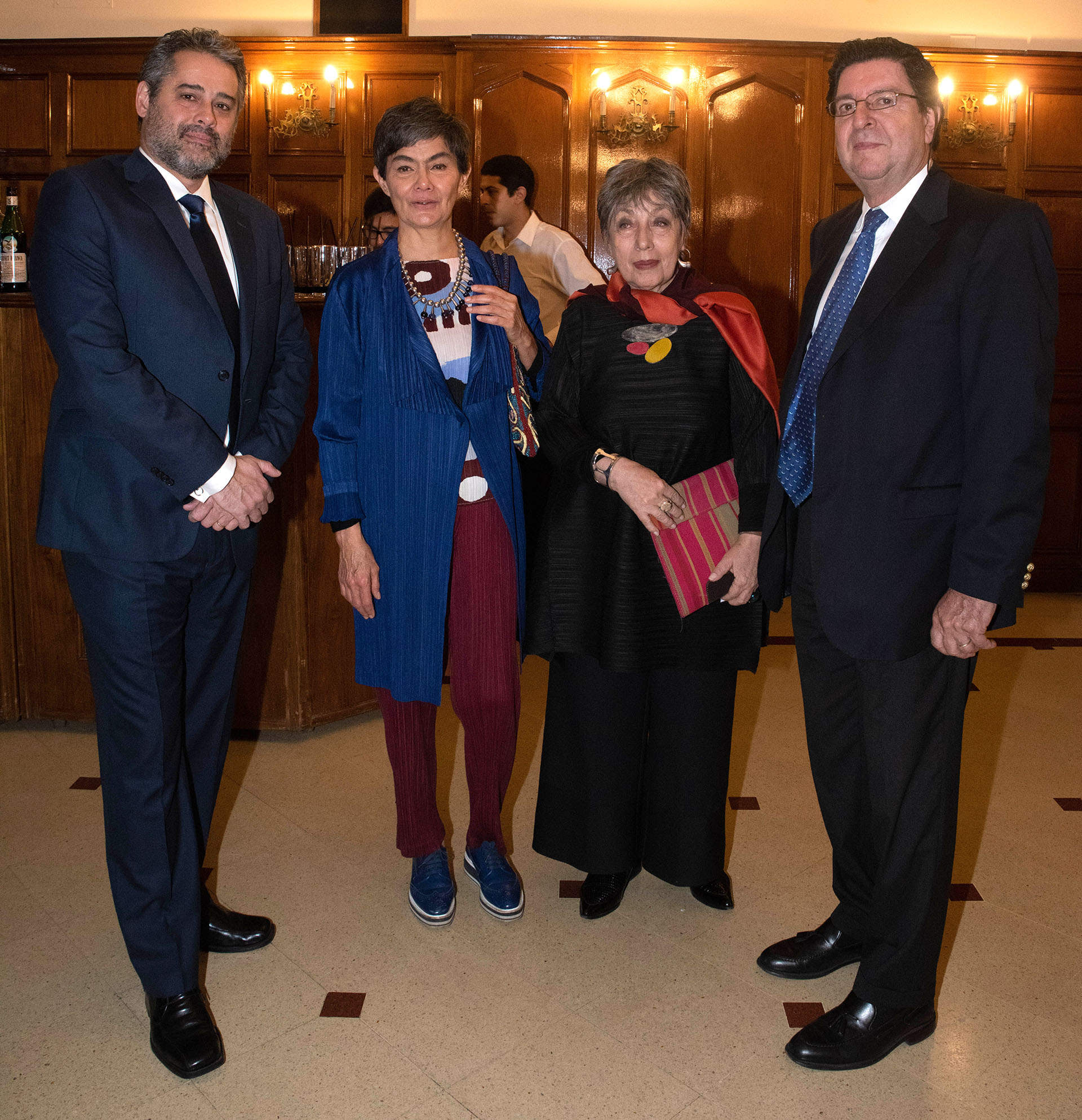 Heber Martínez, director de Enacom; María Eugenia Estenssoro, ex senadora de la Nación; Norma Morandini, periodista y ex legisladora; Oscar Zabalaga, titular del Directorio del Enacom