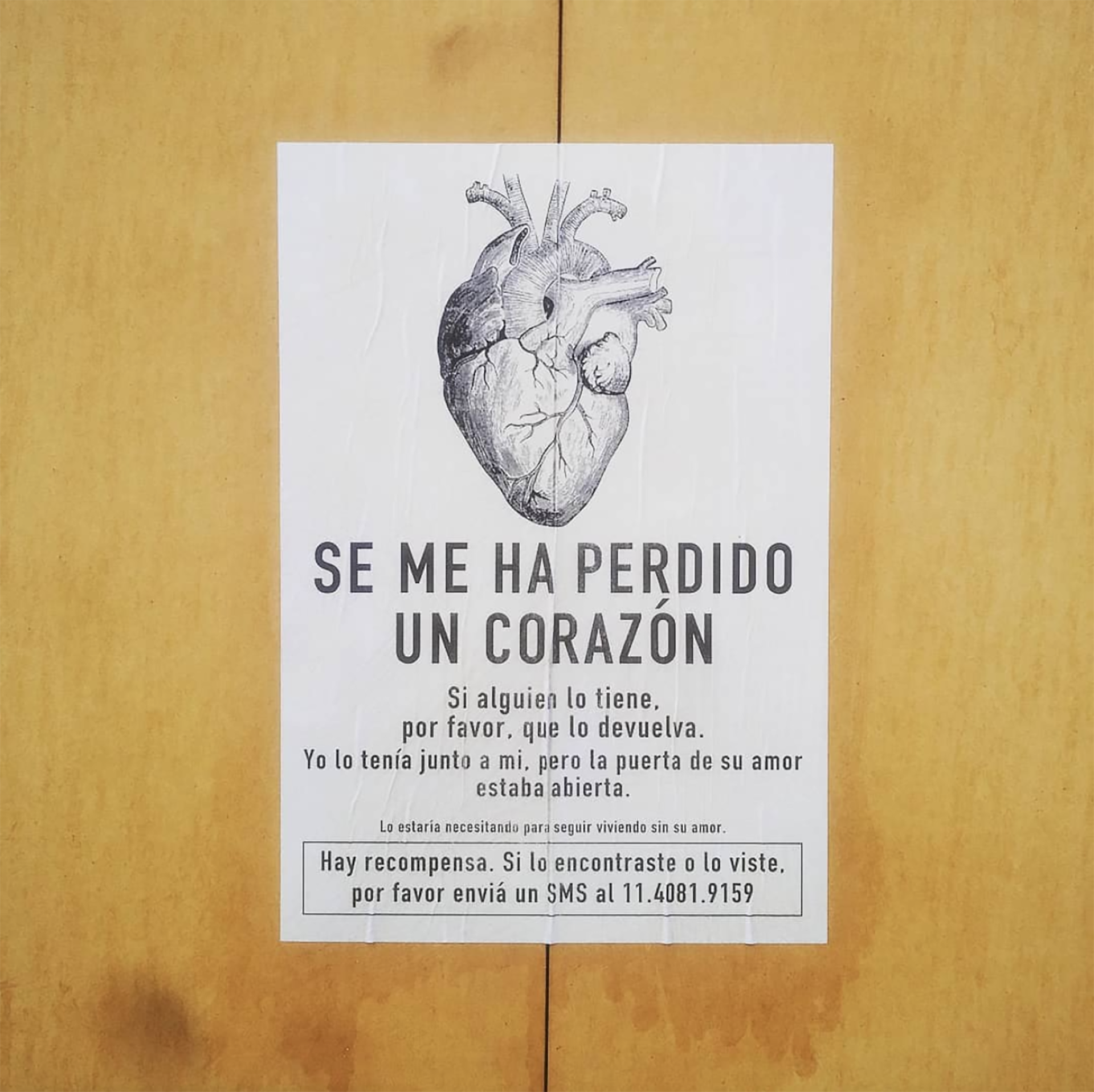 Uno de los afiches callejeros de BiH art