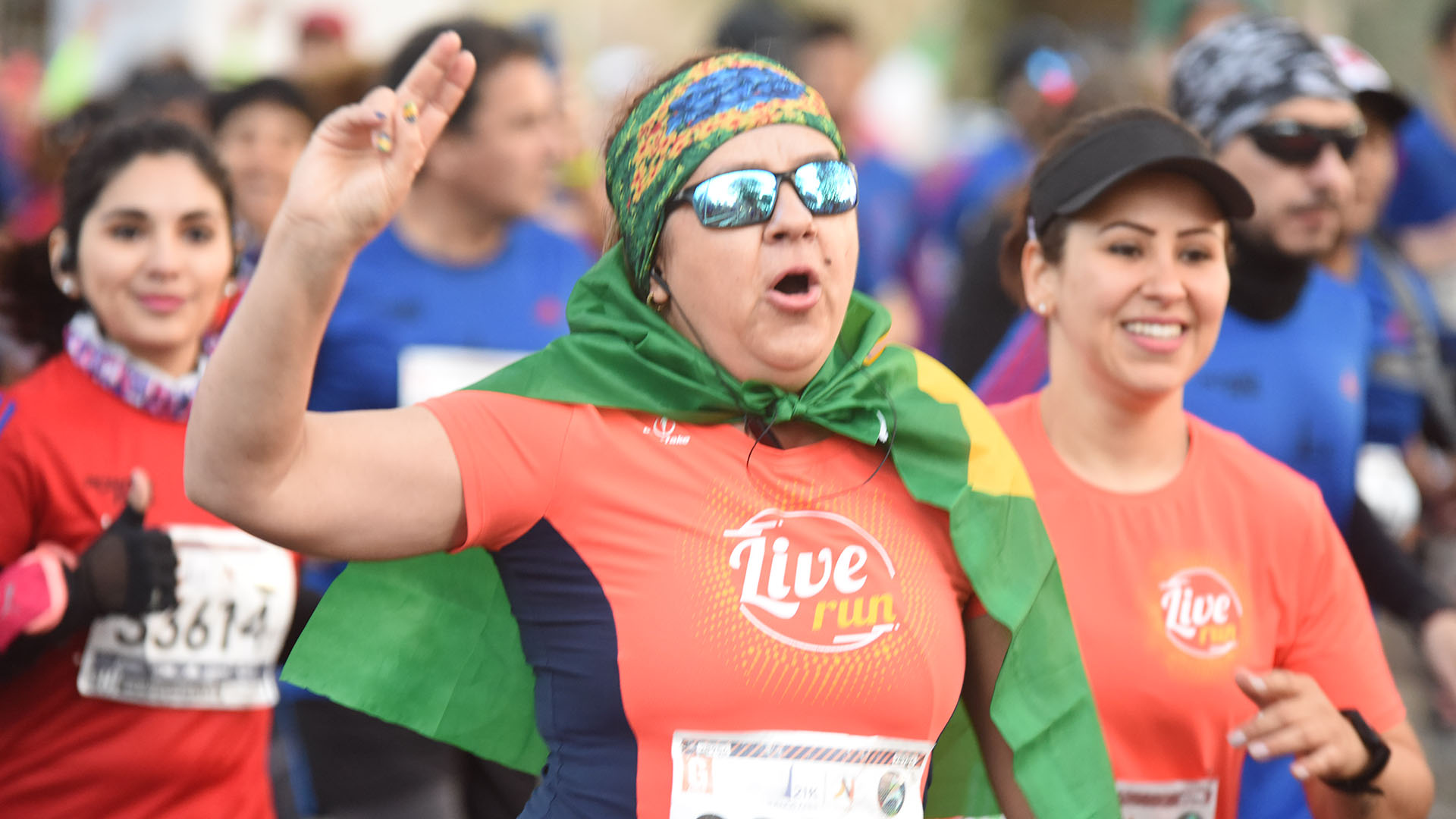 También participaron de la carrera corredores de países vecinos, como Brasil