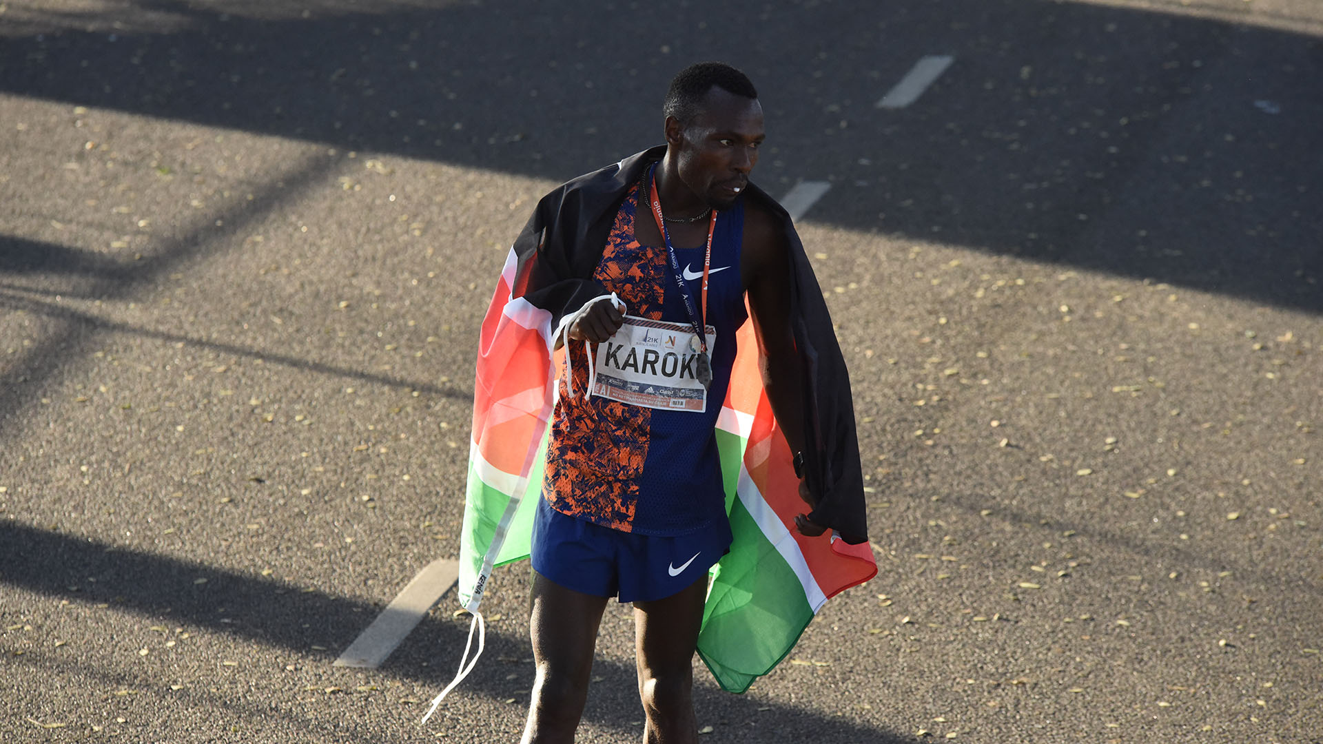 Unos cuatro corredores lograron finalizar la media maratón en menos de una hora