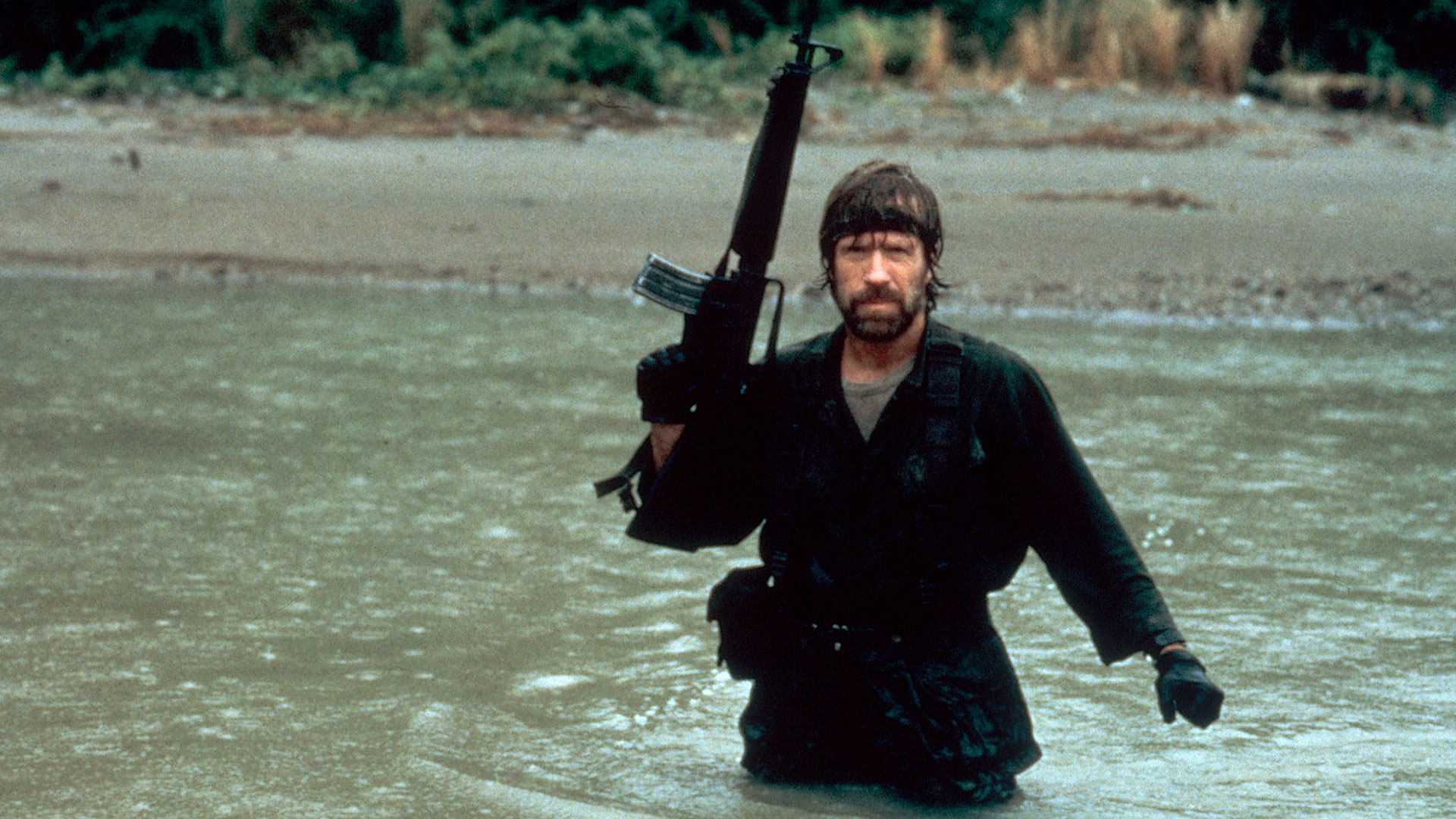 Chuck Norris en “Missing in Action”, film de 1984 (Shutterstock)