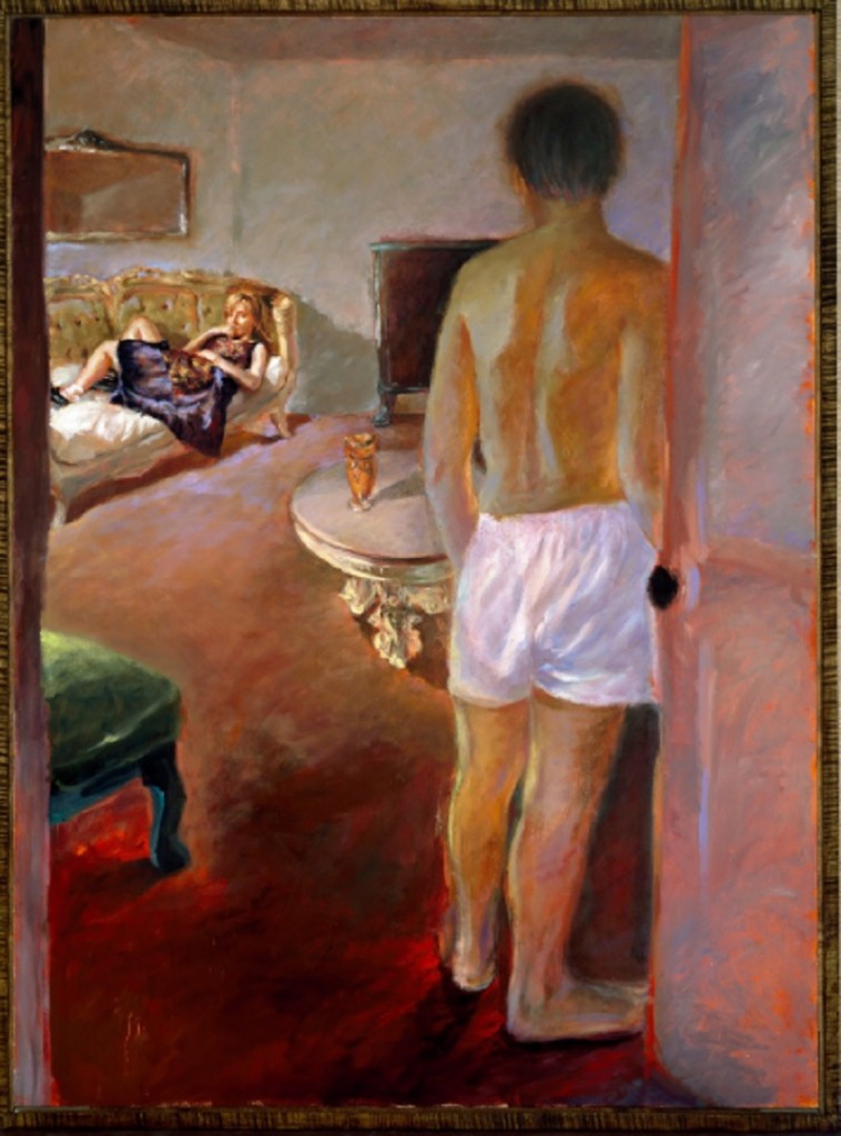 Una pintura de Maria Farmer que ella dijo que le pidieron venderle a Epstein 