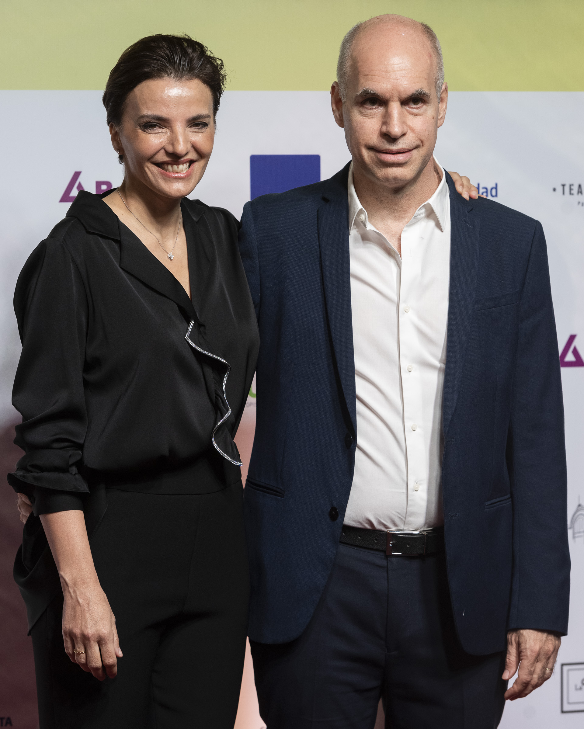 El jefe de Gobierno de la Ciudad, Horacio Rodriguez Larreta y su esposa, Barbara Diez