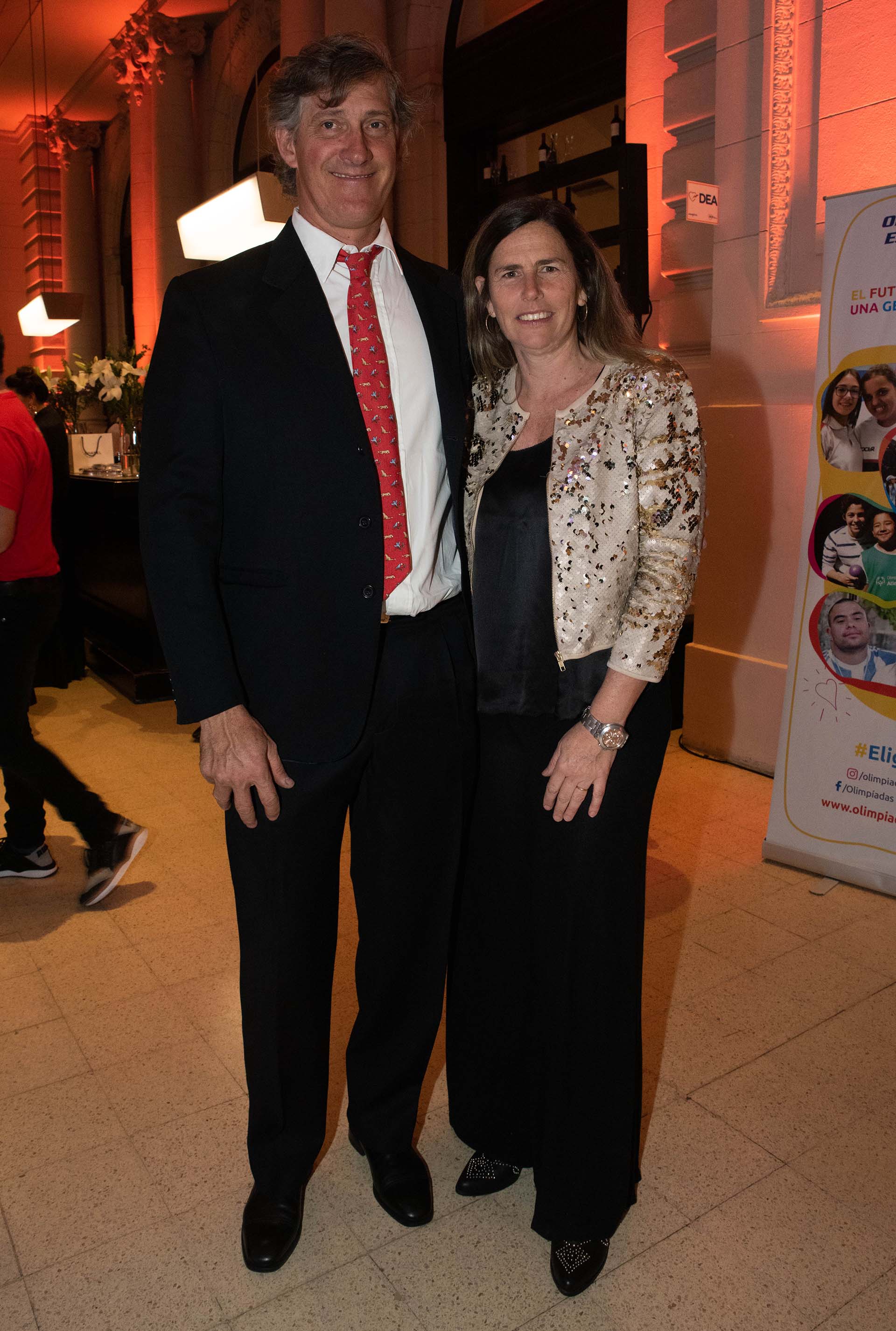 Pia Pando junto con su marido Mito Goti