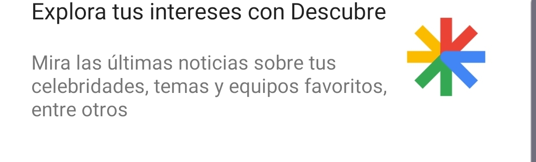 Una vez que se ingresó en el buscador, presionar en el ícono de Descubre.
