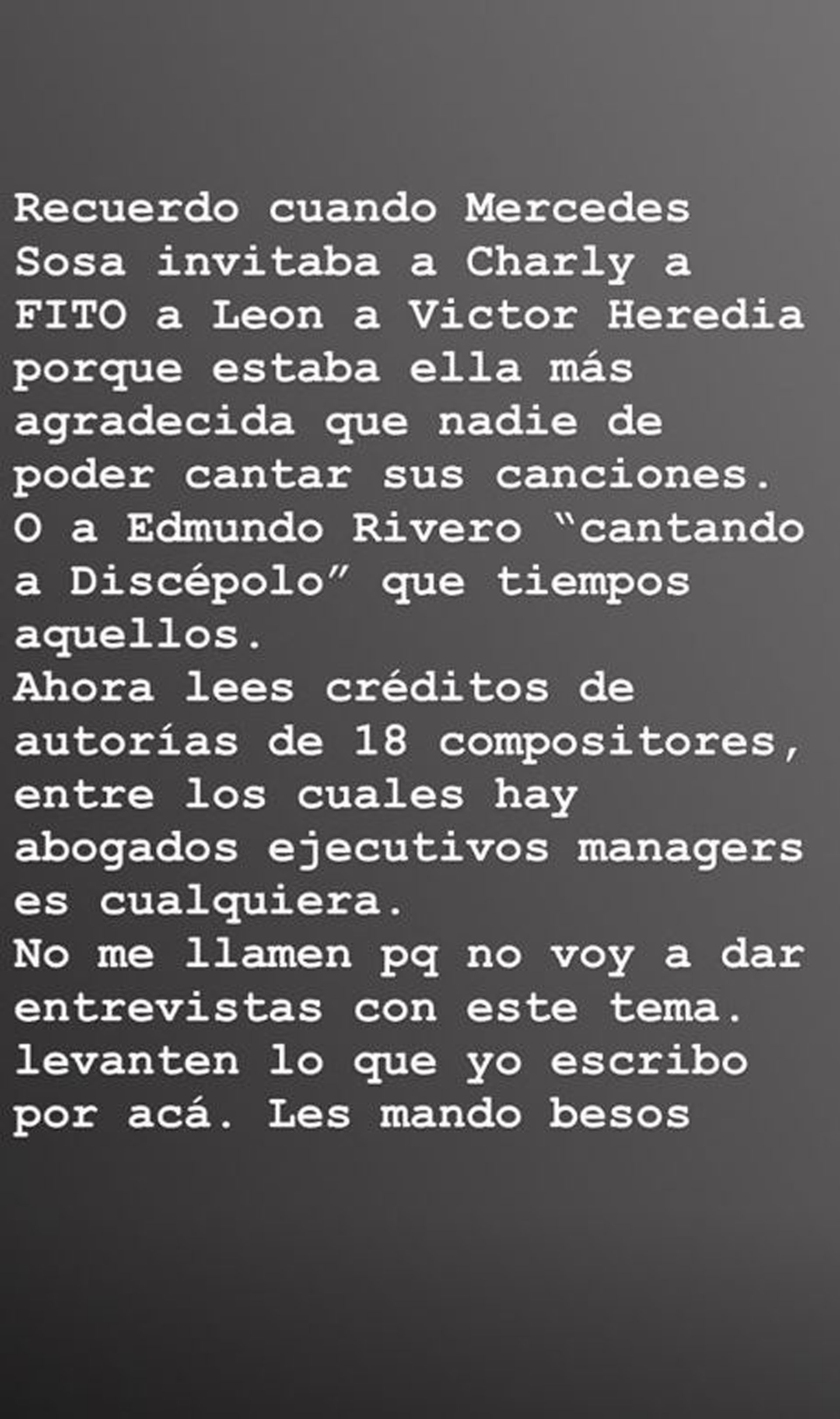 El descargo de Coti tras las declaraciones de Diego Torres (Foto: Instagram)
