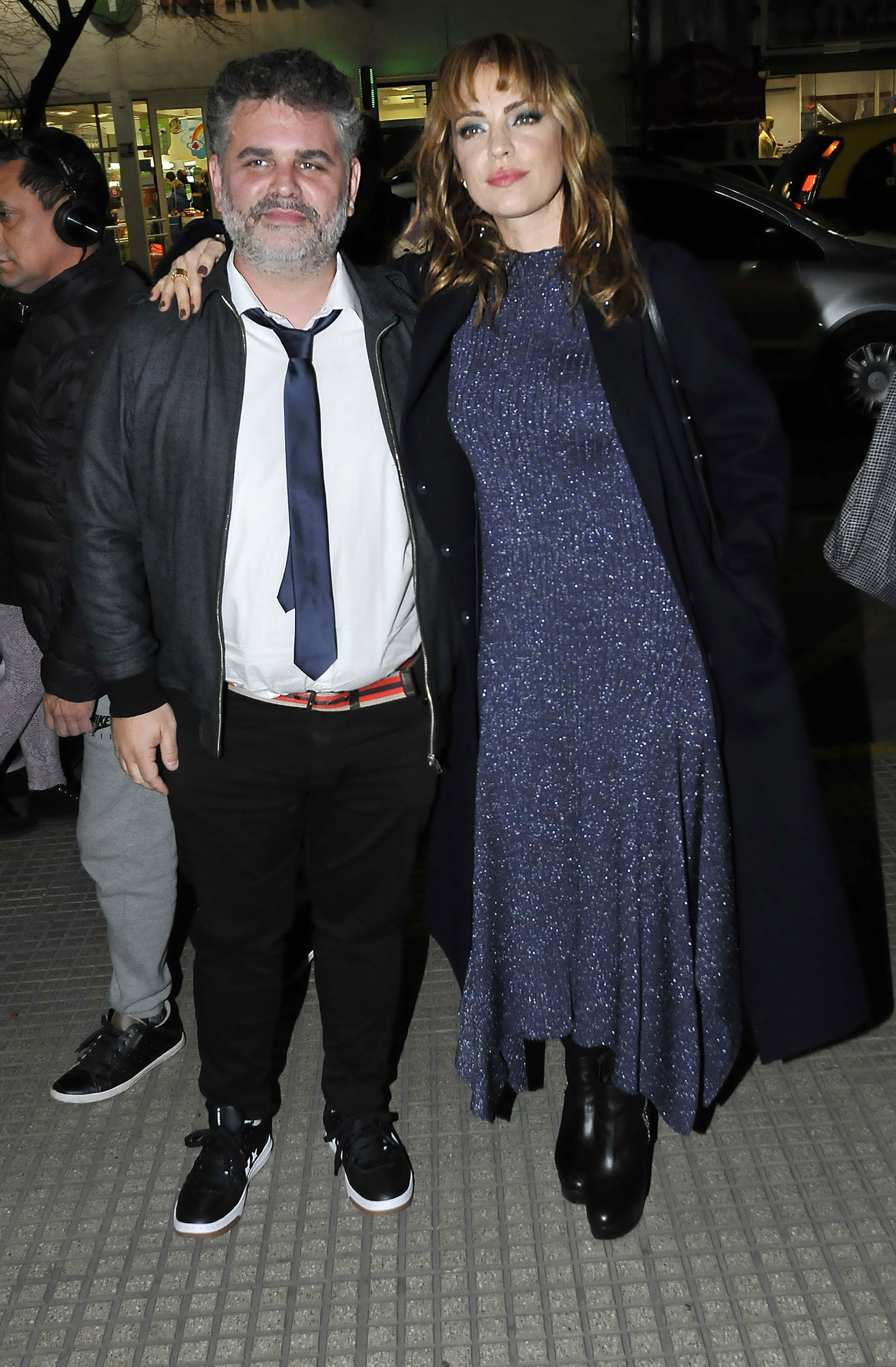 Sebastián De Caro, el director de la película, y Dolores Fonzi, quien protagoniza la ficción