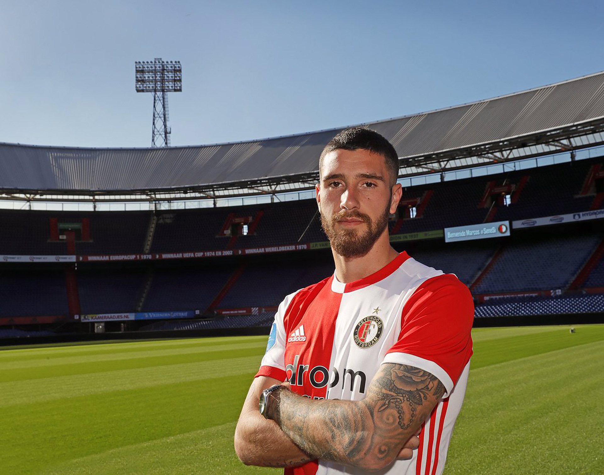 Marcos Senesi, de San Lorenzo al Feyenoord: el marcador central de 22 años se sumó al combinado holandés, que abonó 7.6 millones de euros por su transferencia