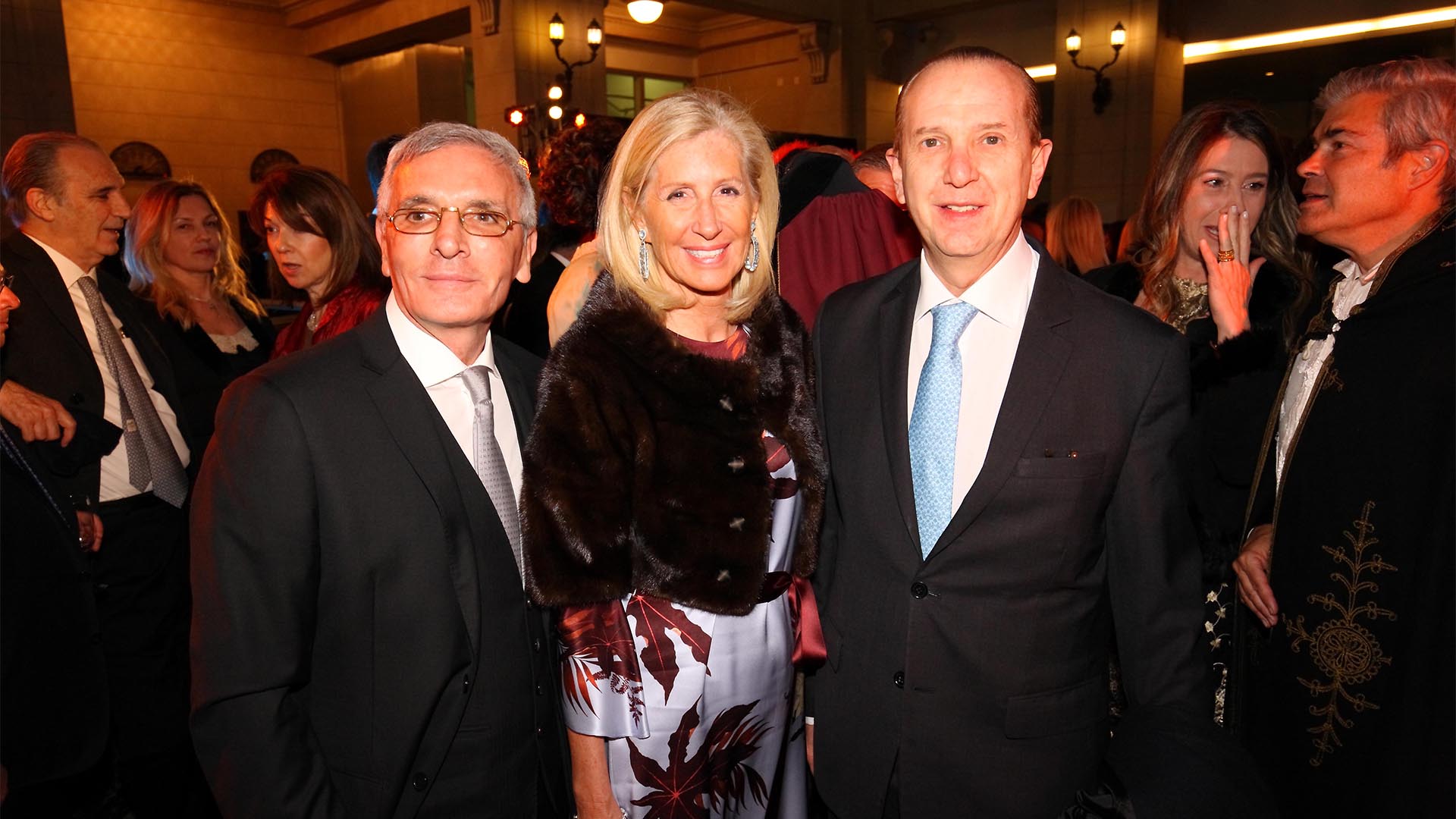 Esteban Tedesco, Érica Roberts y Sergio Baur
