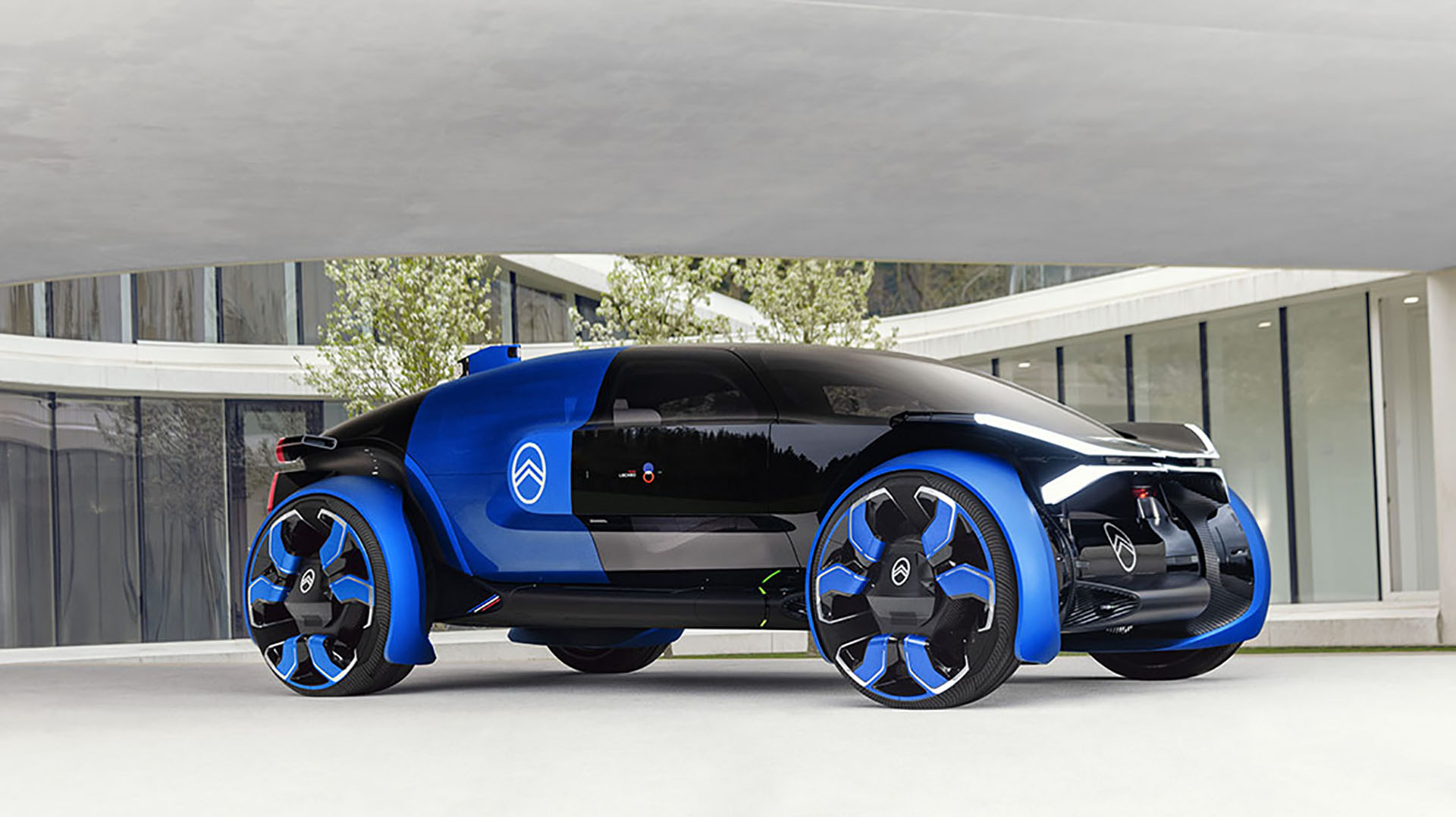Concept 19_19: se trata del prototipo que ha creado Citroën para celebrar su centenario. Con un diseño impactante, tremendamente futurista, es la mirada de la marca sobre cómo serán los vehículos dentro de un par de décadas. Es autónomo, eléctrico y ofrece una autonomía de hasta 800 kilómetros. @ Jérome LEJEUNE @ Continental Productions