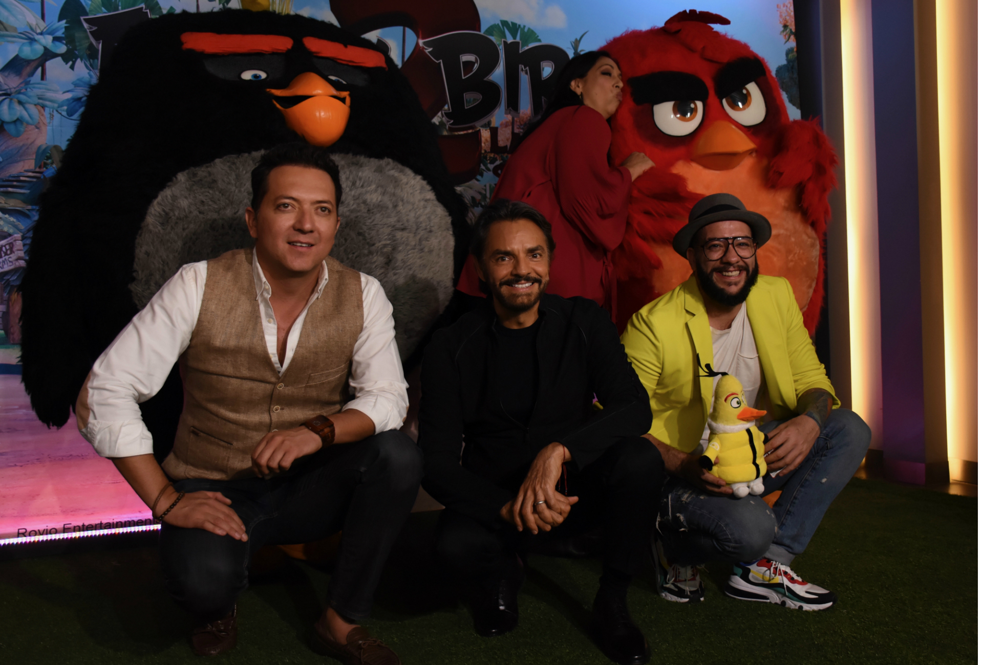 El elenco presentó “Angry Birds 2: La Película” en la Ciudad de México
