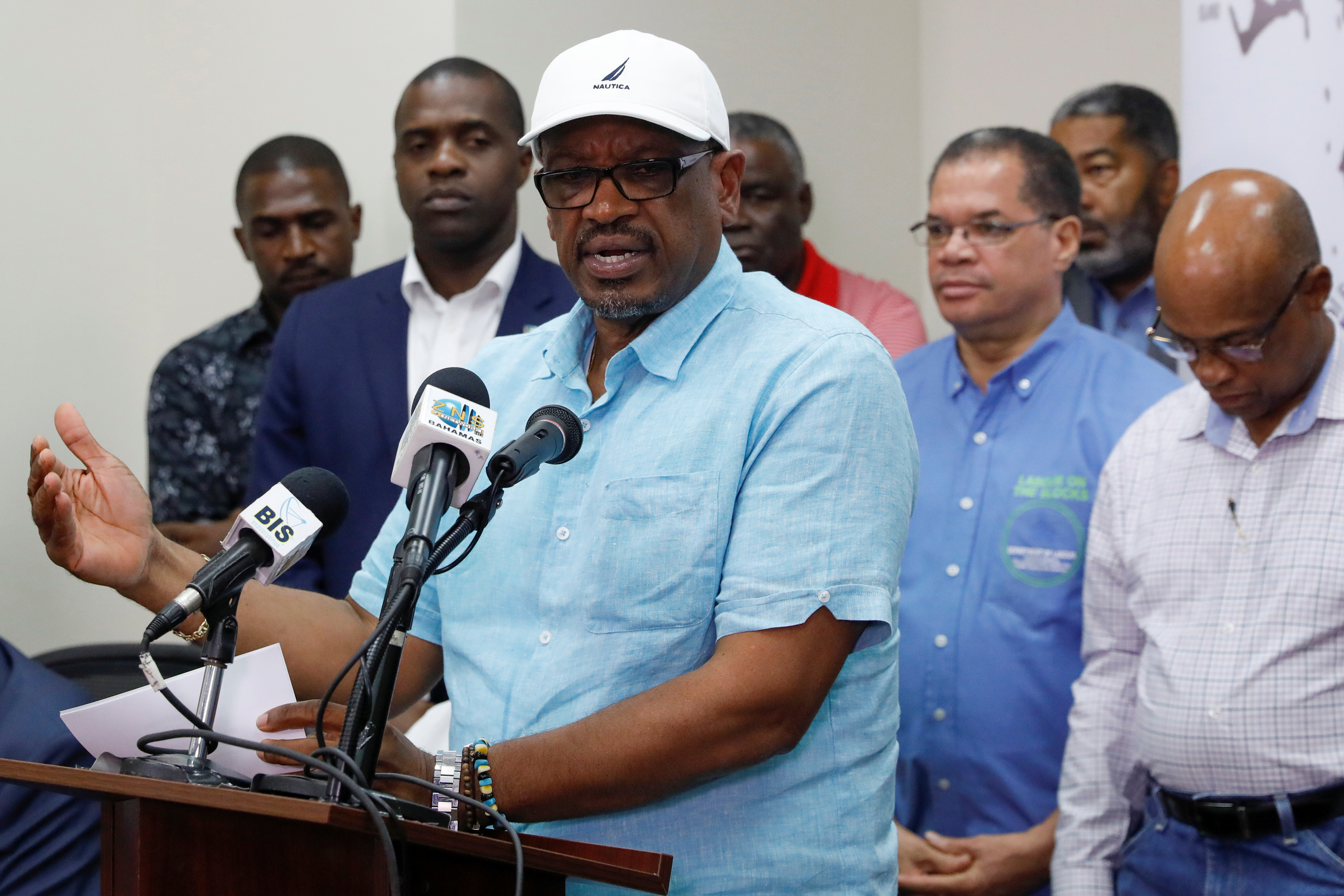 El primer ministro de las Bahamas, Hubert Minnis (Reuters/ Marco Bello)