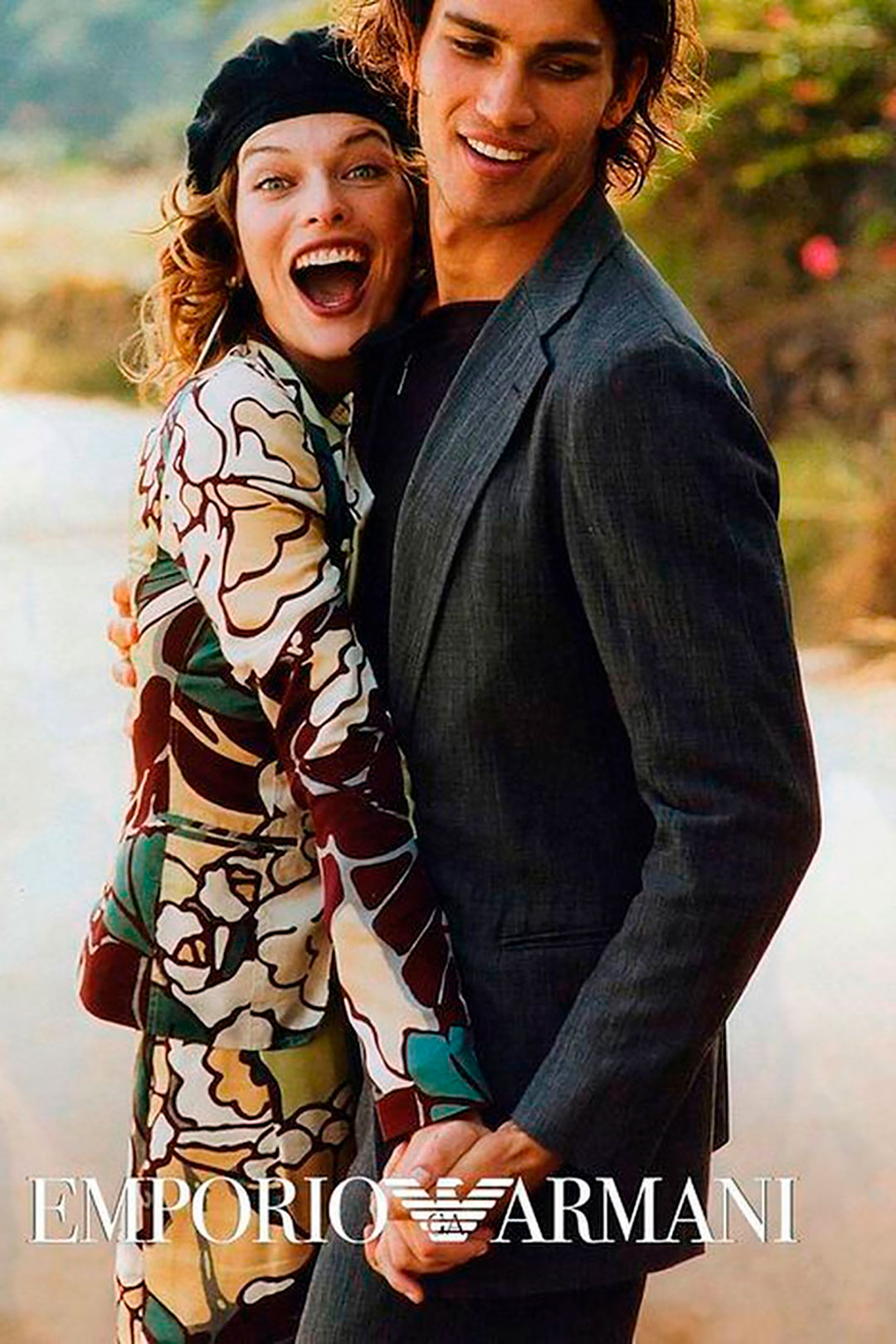 La firma italiana Emporio Armani convocó a Peter para su campaña otoño-invierno 2003/2004 y retrató a Milla Jovovich y Bruno Santos