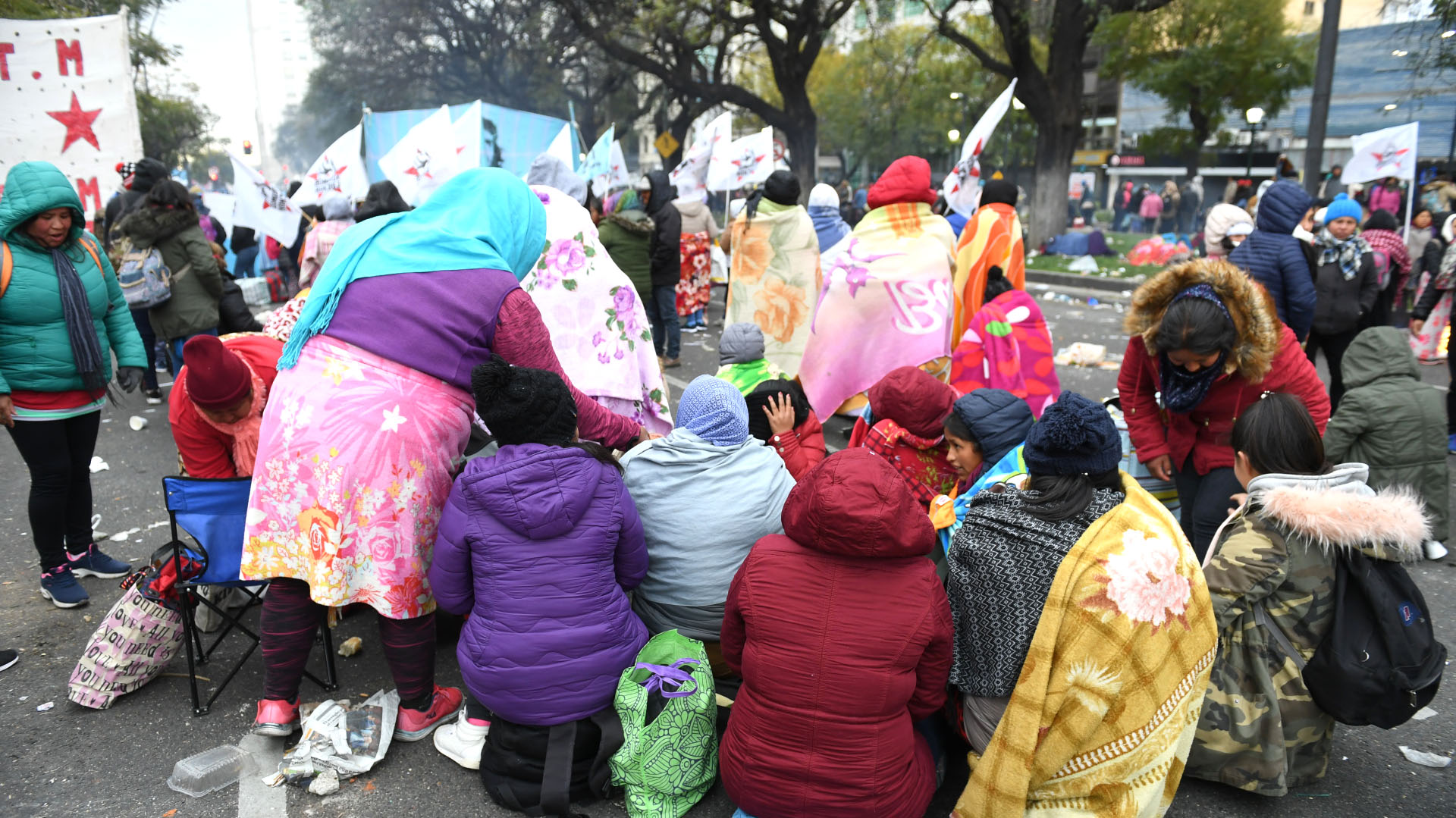 En su mayoría son mujeres con niños
