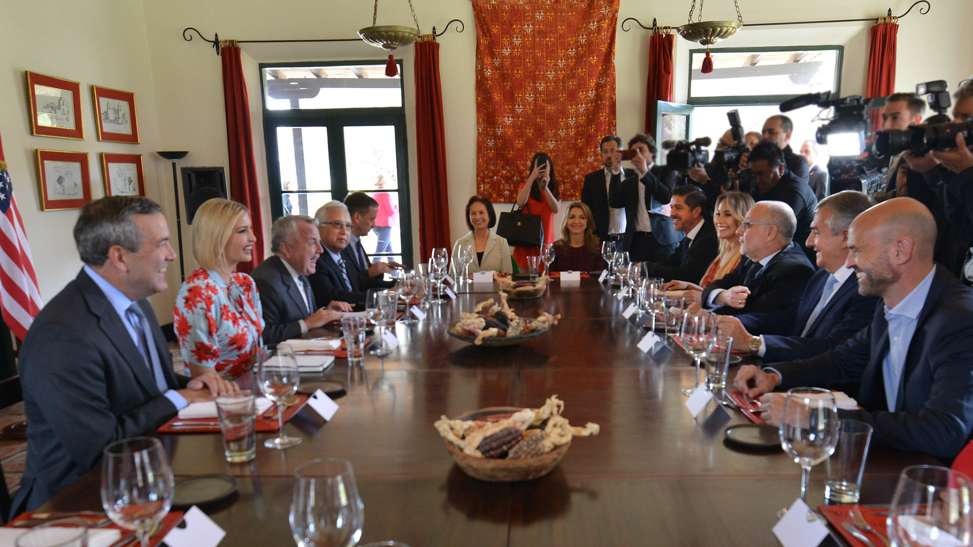 El almuerzo en honor a IvankaTrump