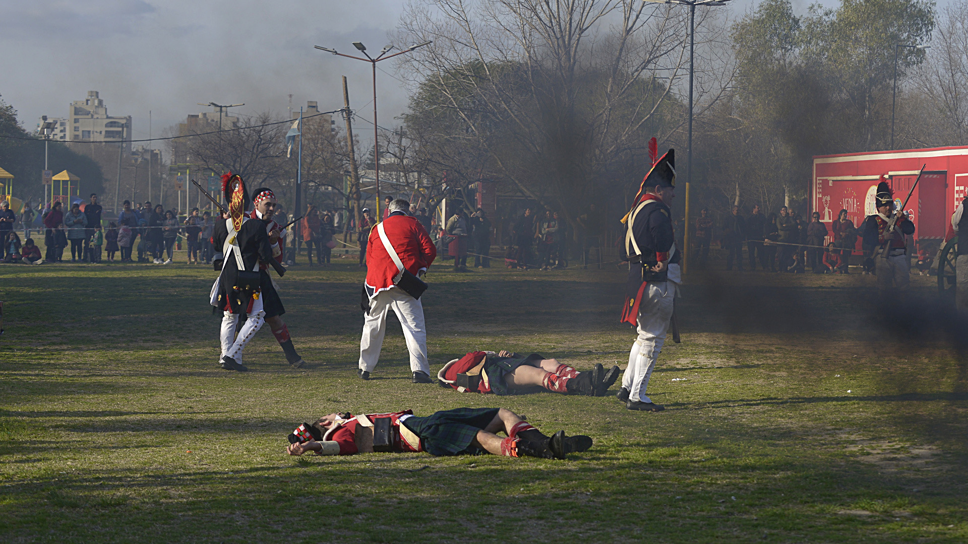 La batalla entre aliados e ingleses se vivió con intensidad