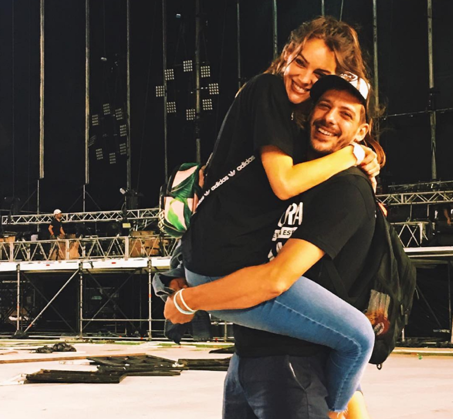 Macarena Paz está en pareja hace cinco años con Rodrigo Pérez, el guitarrista de la banda de rock Ciro y los Persas