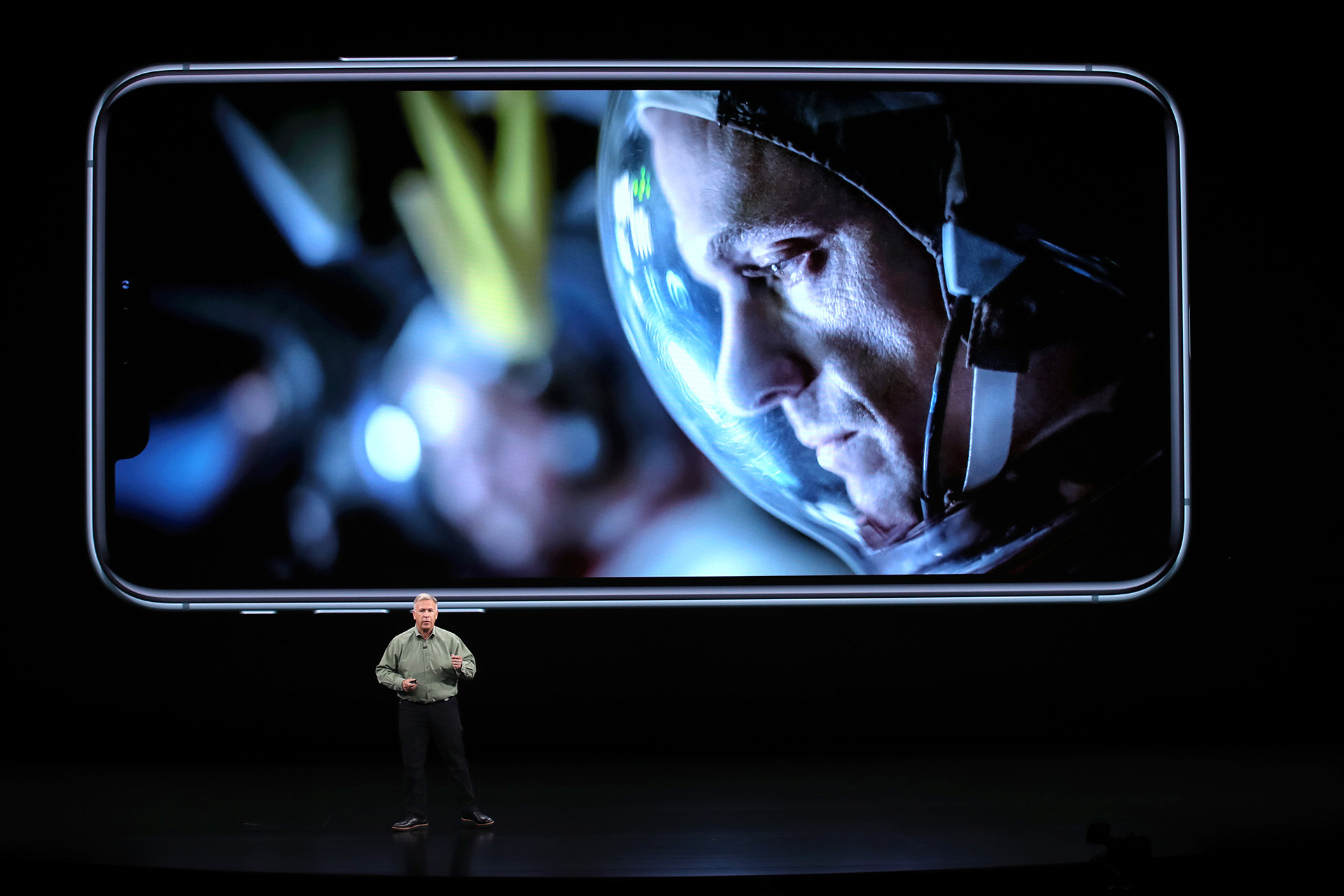 La empresa destacó las mejoras en la cámara que llegaron de la mano del nuevo iPhone en sus diferentes modelos (Justin Sullivan/Getty Images/AFP)
