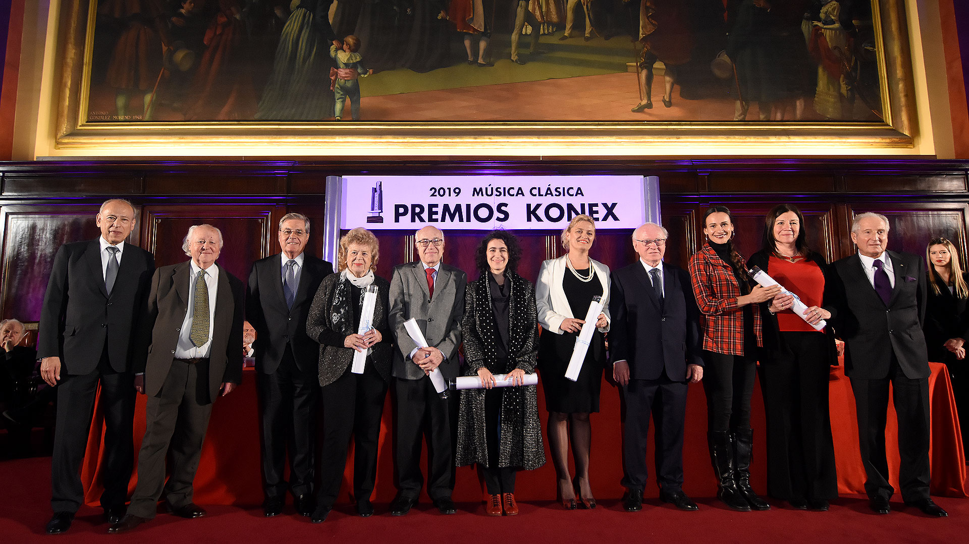 En la disciplina entidades musicales, los representantes de la Asociación Mariano Moreno de Paraná, Buenos Aires Lírica, Juventus Lyrica y Mozarteum Argentino