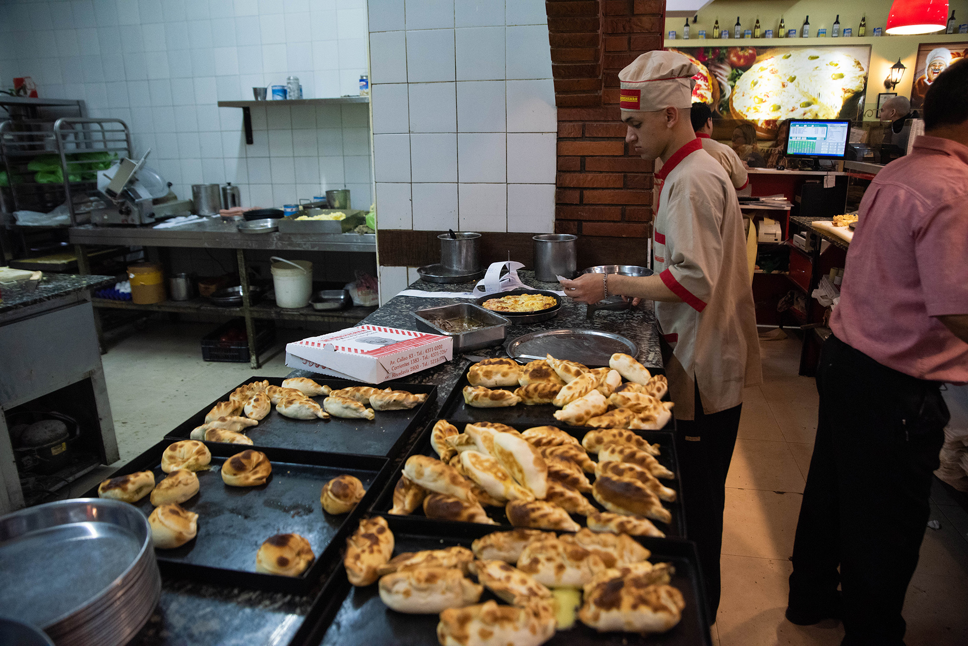 En La Americana se destacan también por sus empanadas y sus diferentes sabores
