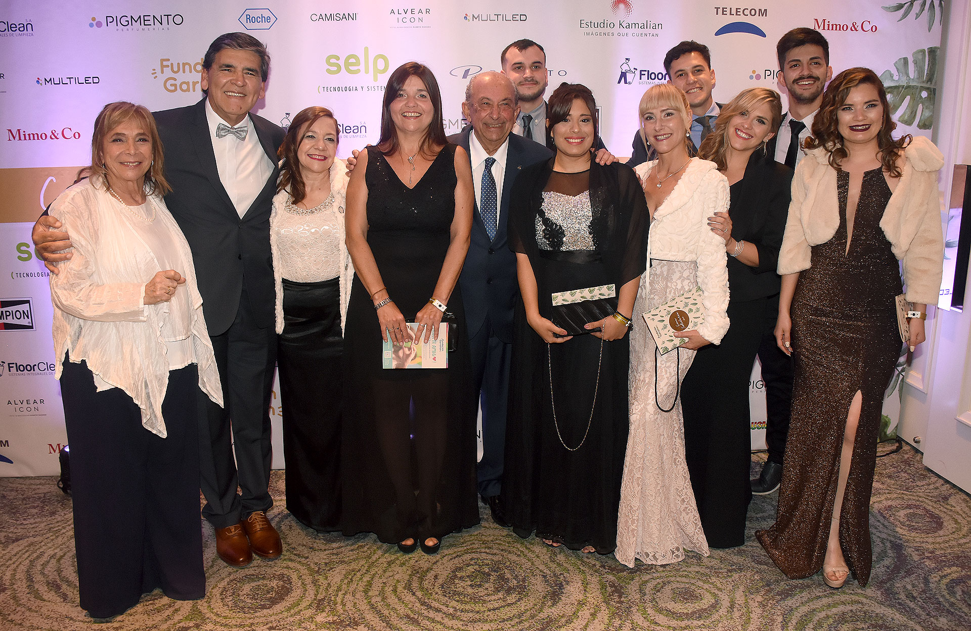 Los fundadores y el titular de la Fundación Ciudad Limpia, Carlos Alabe