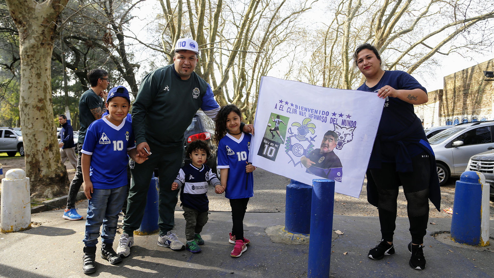 Domingo familiar en el bosque platense
