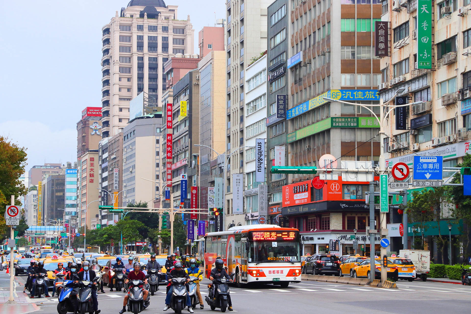 El distrito de Zhongsham de Taiwán combina la elegancia de antaño junto con nuevos centros comerciales ultramodernos