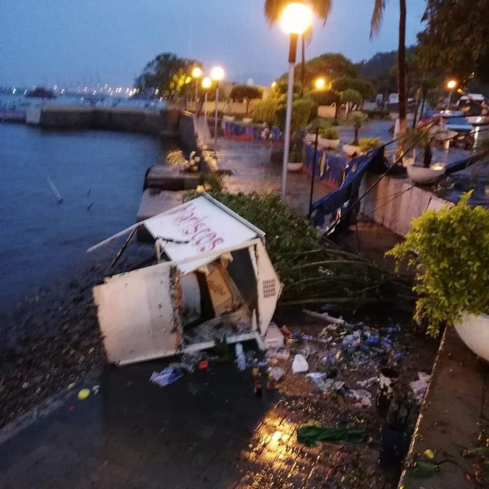 Daños provocados por Lorena (Foto: Twitter @Jberrones)