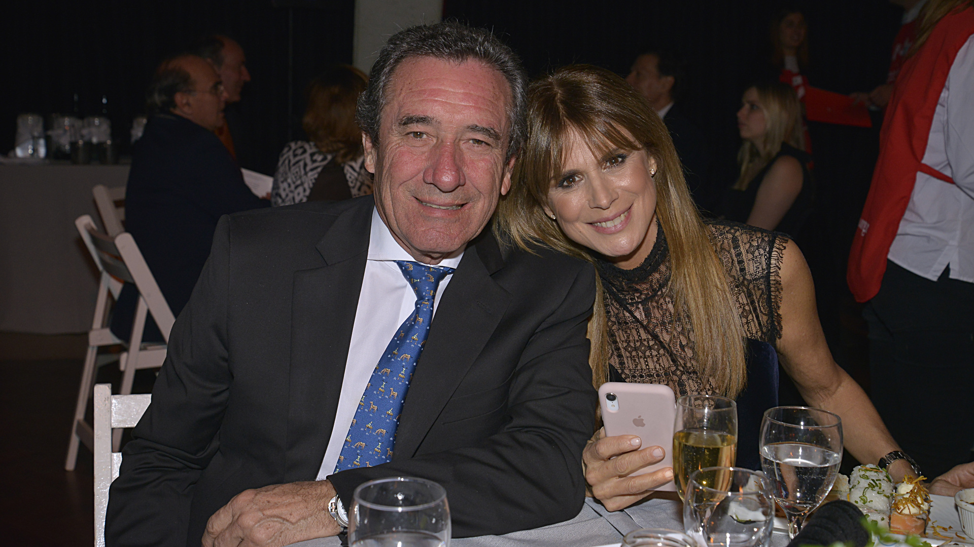 Luis Scalella y Flavia Palmiero