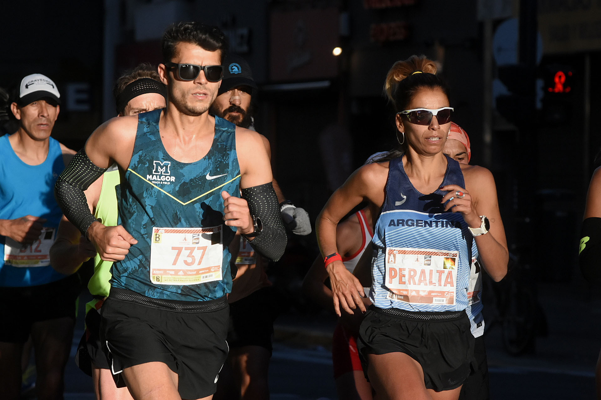 La imagen de la prestigiosa maratonista argentina, María Peralta