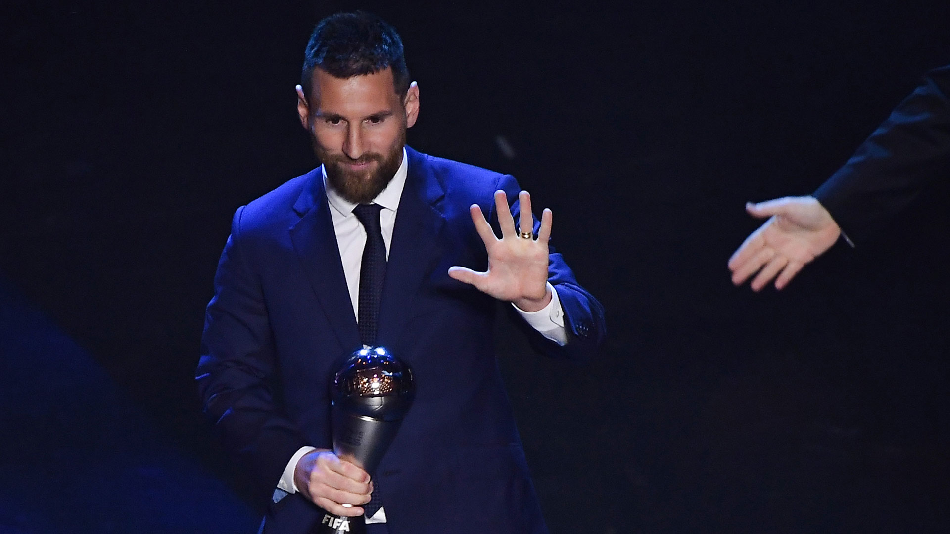El argentino sumó así su sexto galardón junto a los cinco Balones de Oro que ya había conseguido