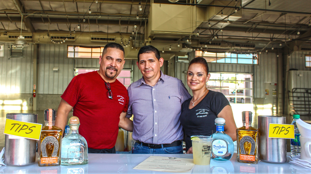a booth at the Best of Santa Fe party