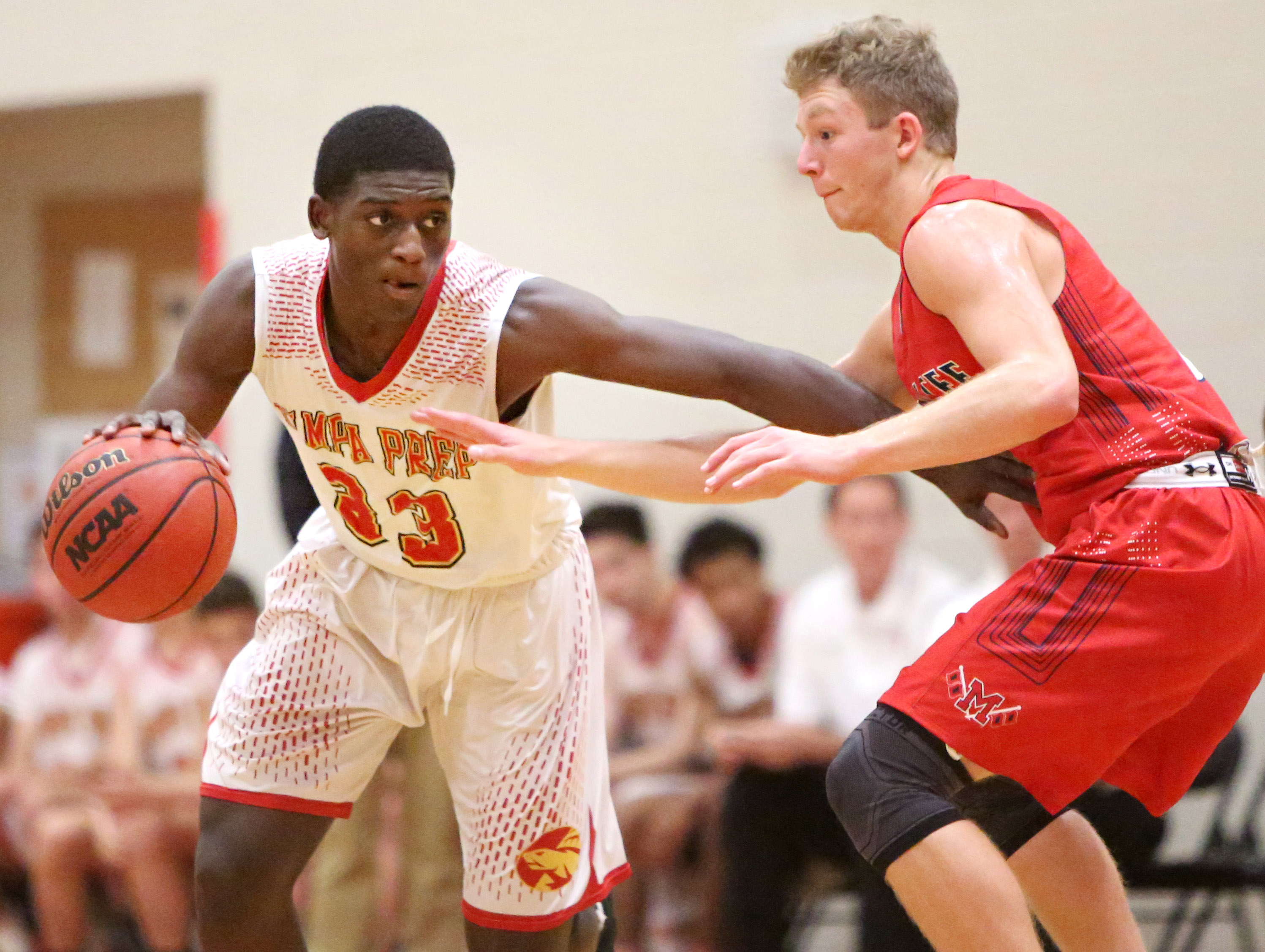 You’ll find Jaden Gray, left, in the annual City of Tampa tournament at Tampa Prep this winter. (SCOTT PURKS | Special to the Times) You’ll find Jaden Gray, left, in the annual City of Tampa tournament at Tampa Prep this winter. (SCOTT PURKS | Special to the Times)