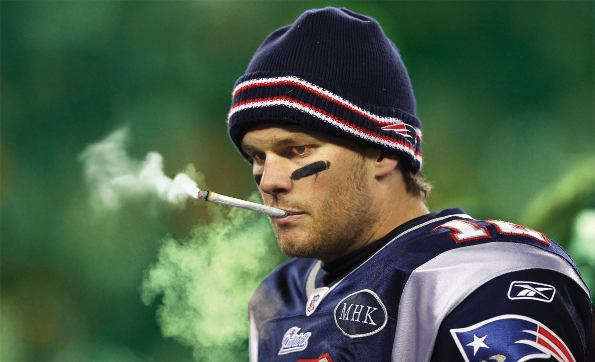 tom brady smoking cigarette You Really Need To Be High For Super Bowl LI